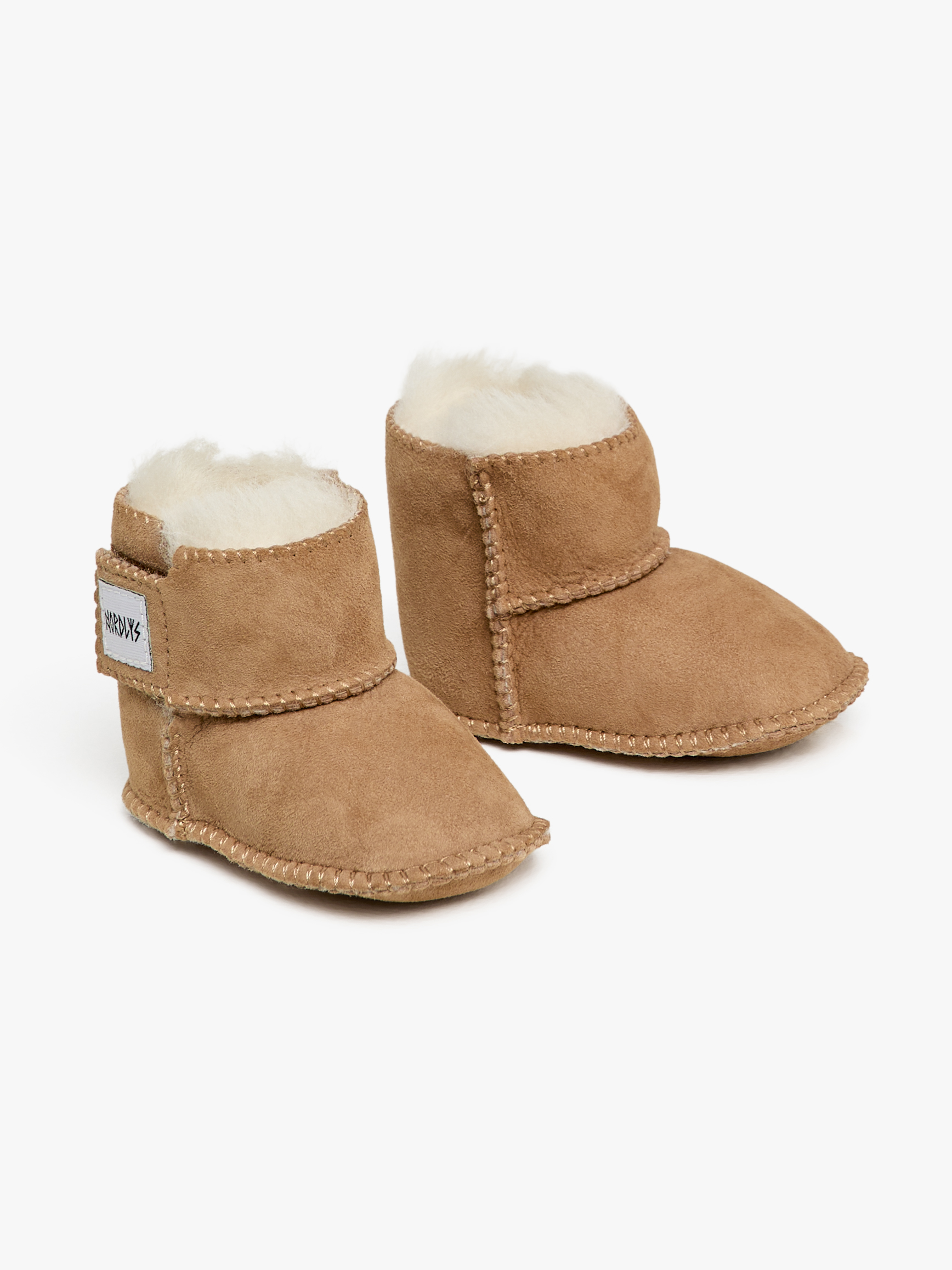 Nordlys Sigrid Lammfellhausschuhe, Beige, 6-12 Monate