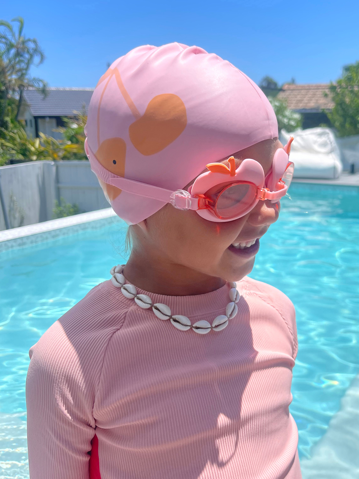 SUNNYLiFE Badekappe, Cotton Candy Cherry