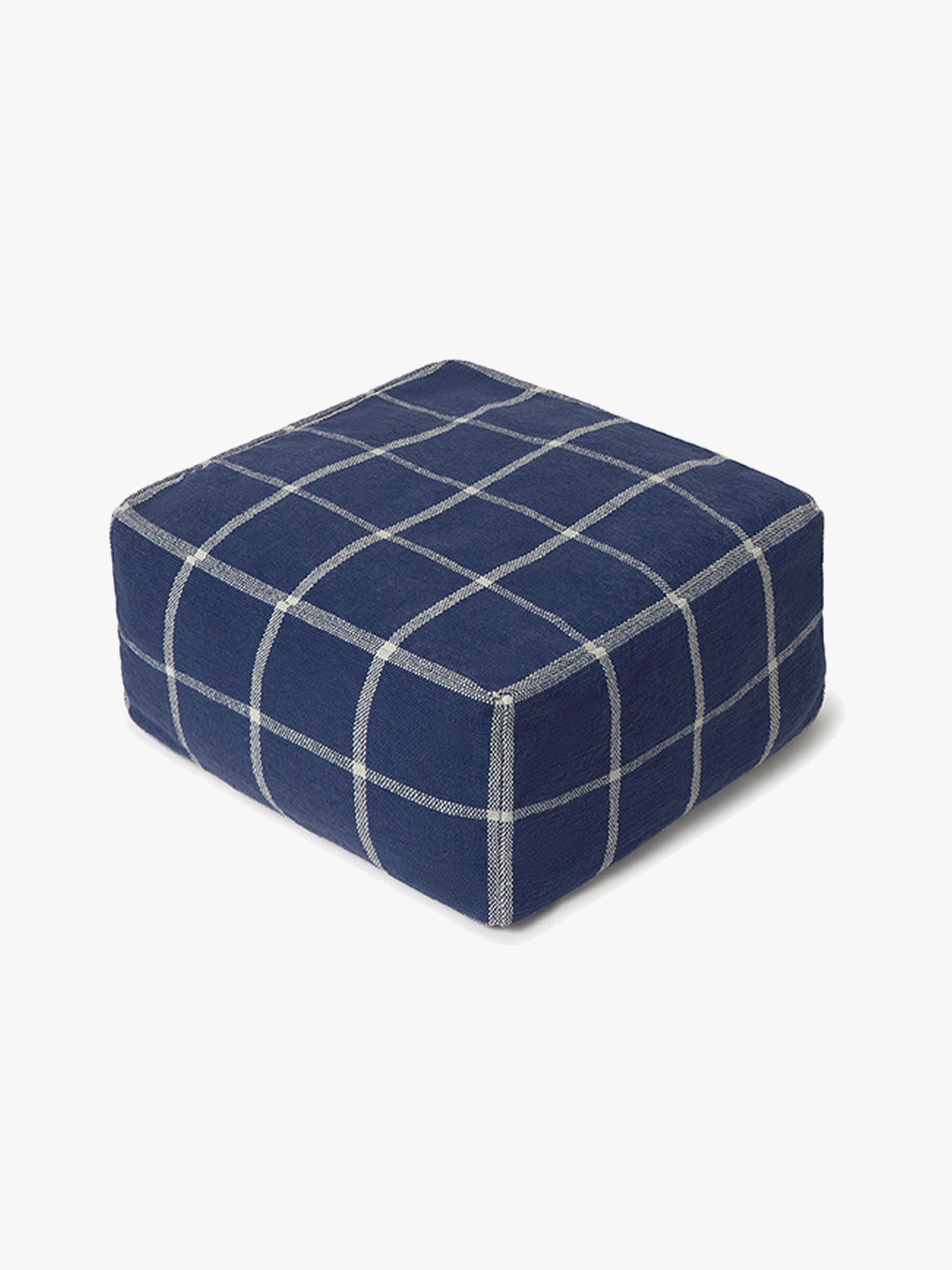 Lorena Canals Sitzpouf Geo Block, Blue