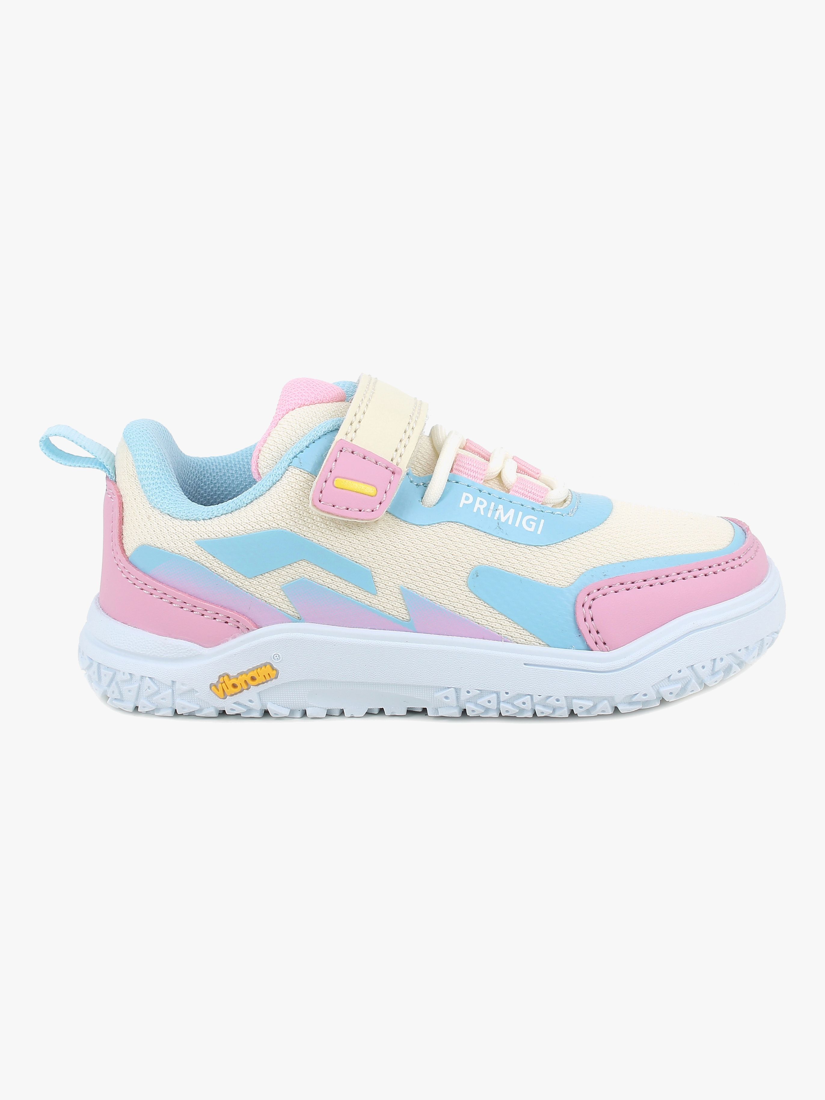 Primigi Pyr Barefoot Kinder Sneaker, Cream/Blue, 25, Kinderschuhe