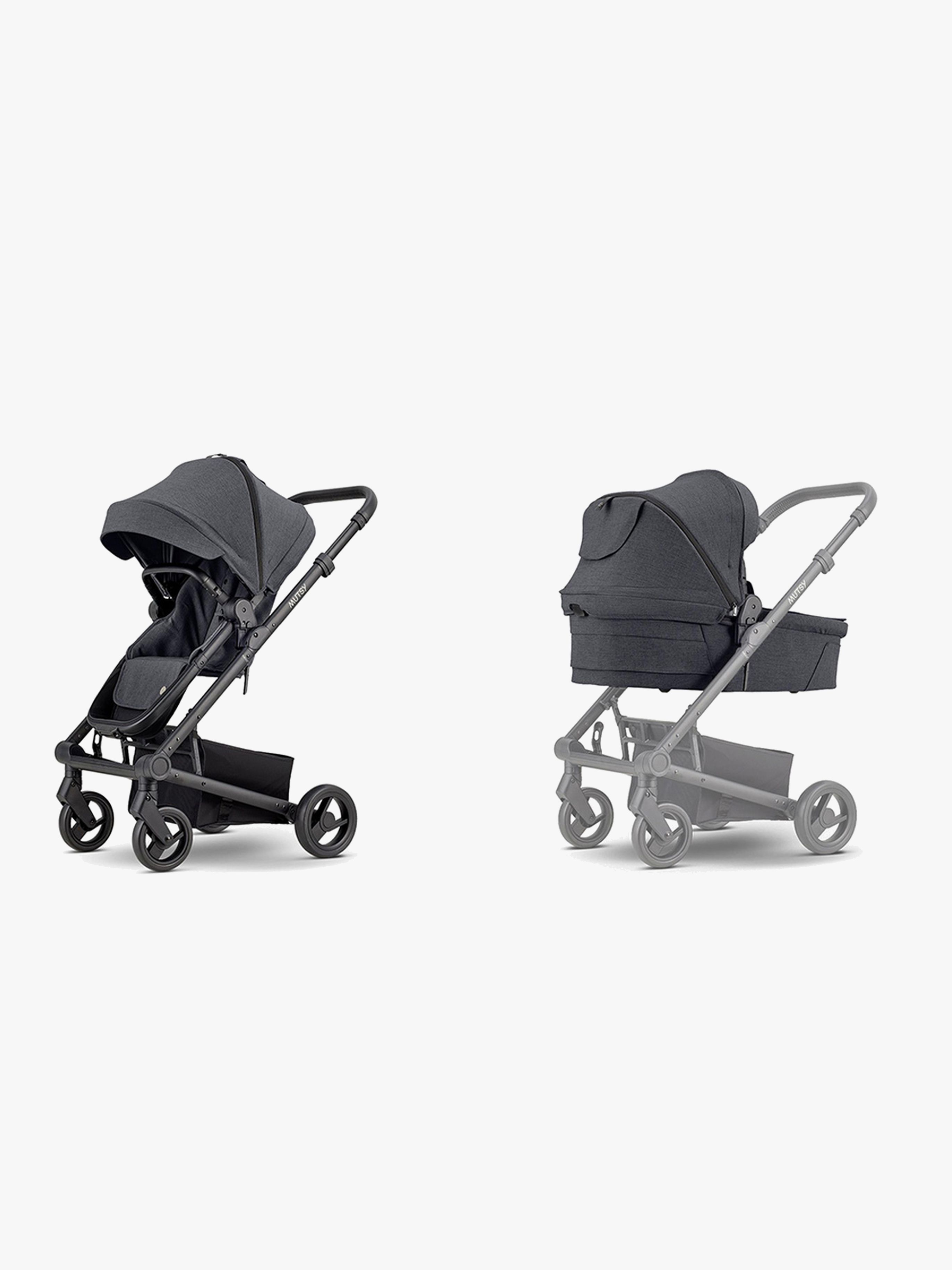Mutsy Nexo+ Kombikinderwagen, Schwarz