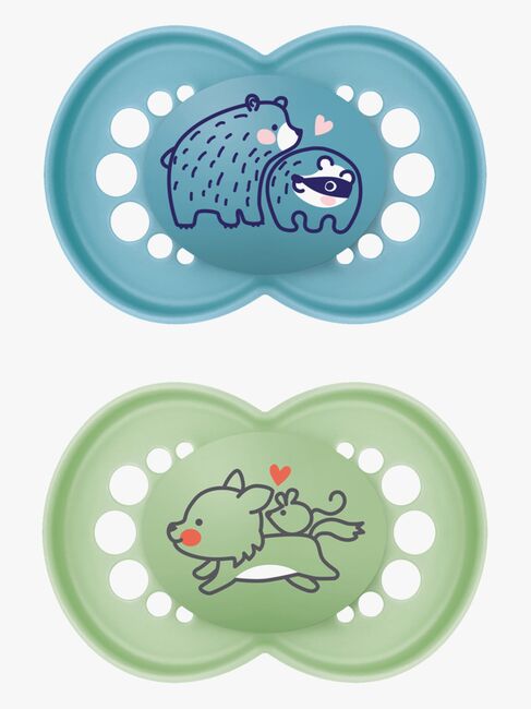 MAM Original Silikon Schnuller 16-36m, Blau