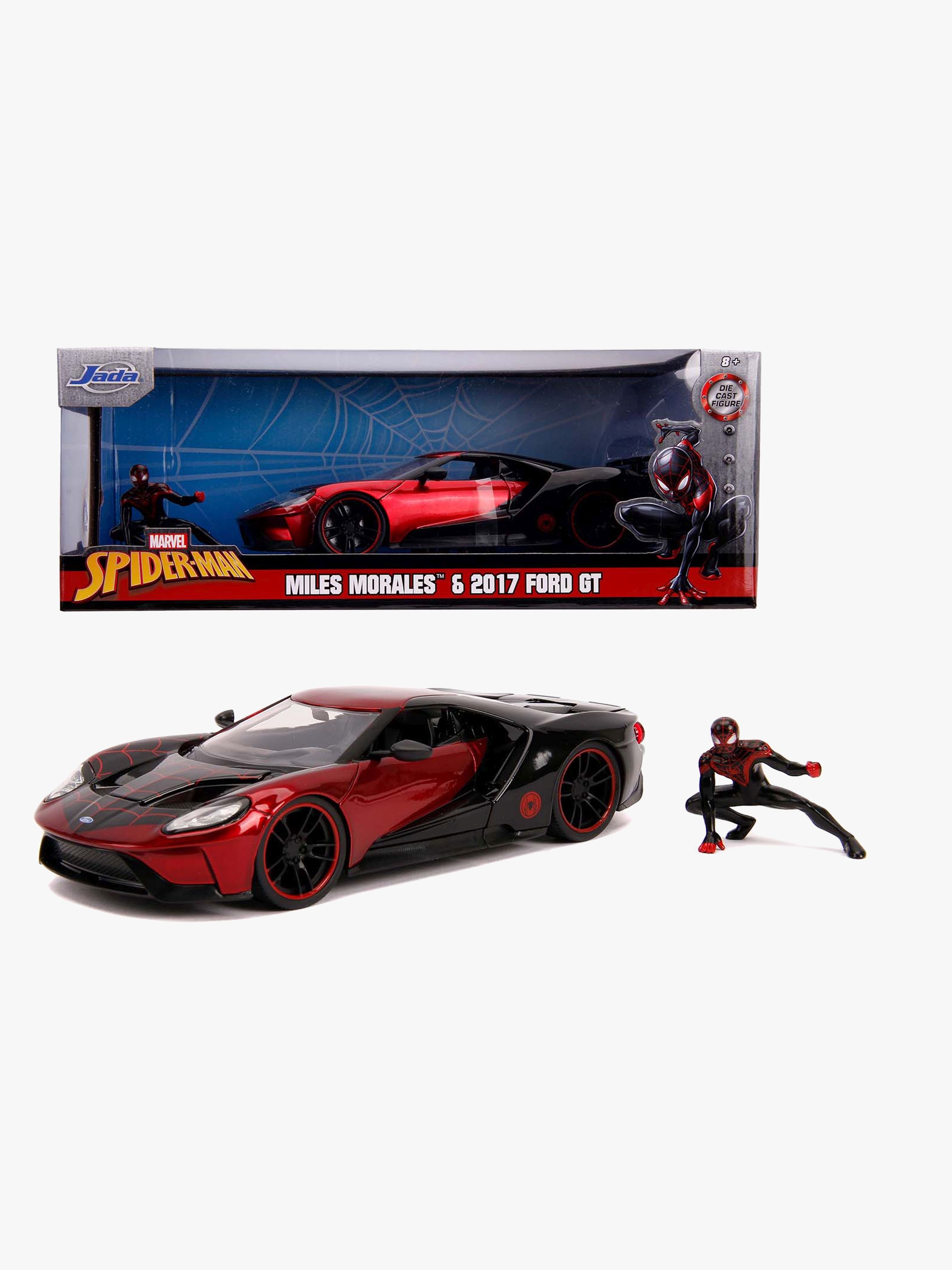 Spider-Man Auto mit Figur Miles Morales 2017 Ford GT 1:2