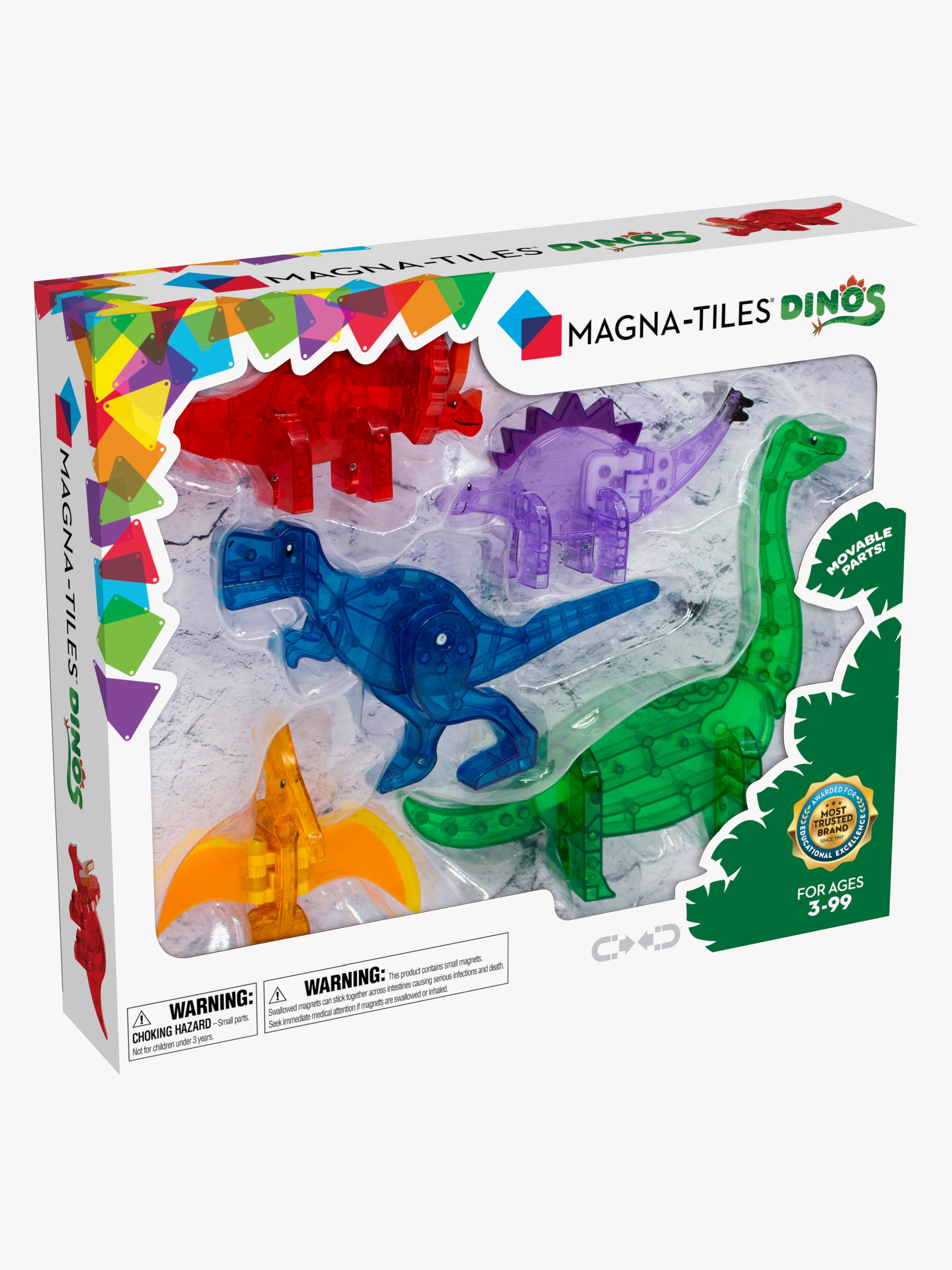 MAGNA-TILES Dinos Bausatz 5 Teile