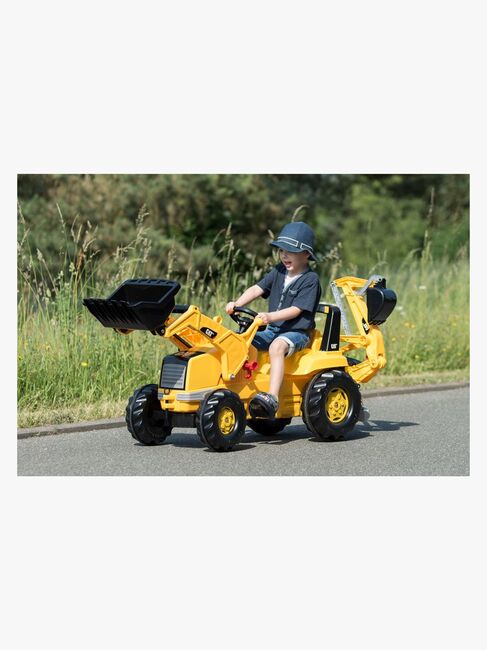 Rolly Toys Junior Traktor CAT mit Bagger