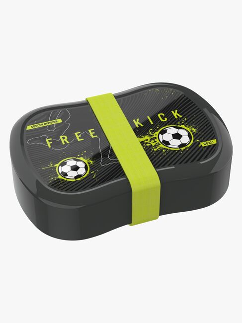 LunchBuddies Football Brotdose, Black