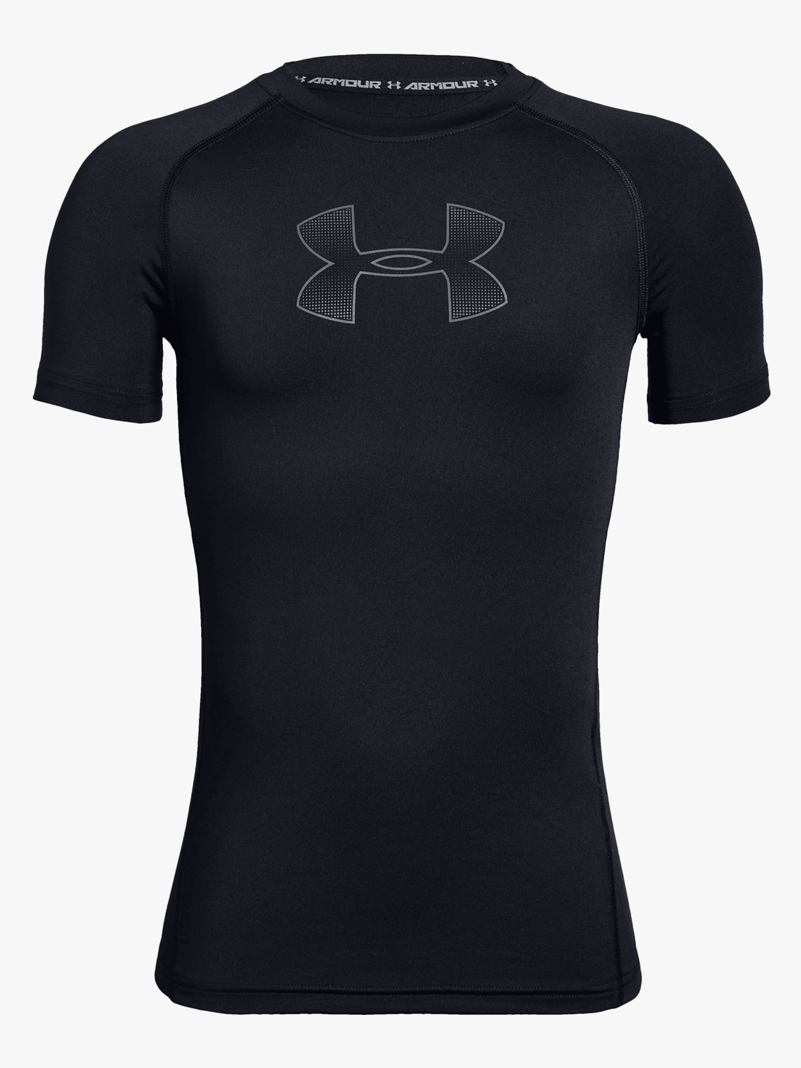 HeatGear Short Sleeve Trainingsshirt, Black XS