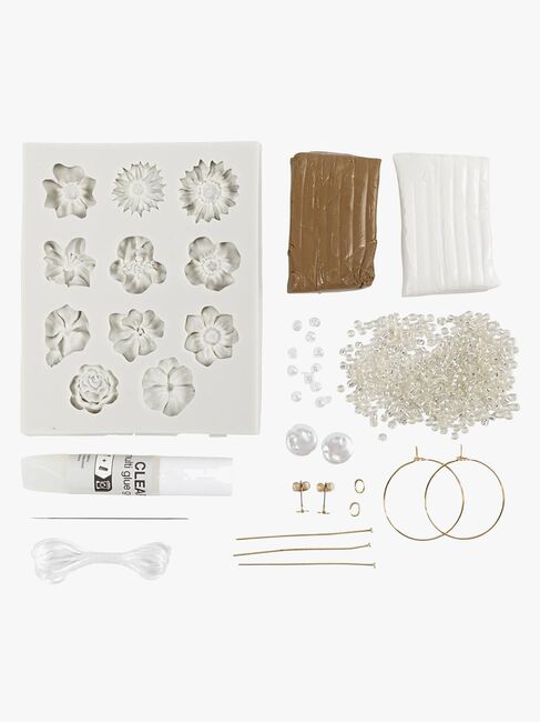 Creativ Company Bastelset Schmuckstücke Blumen DIY