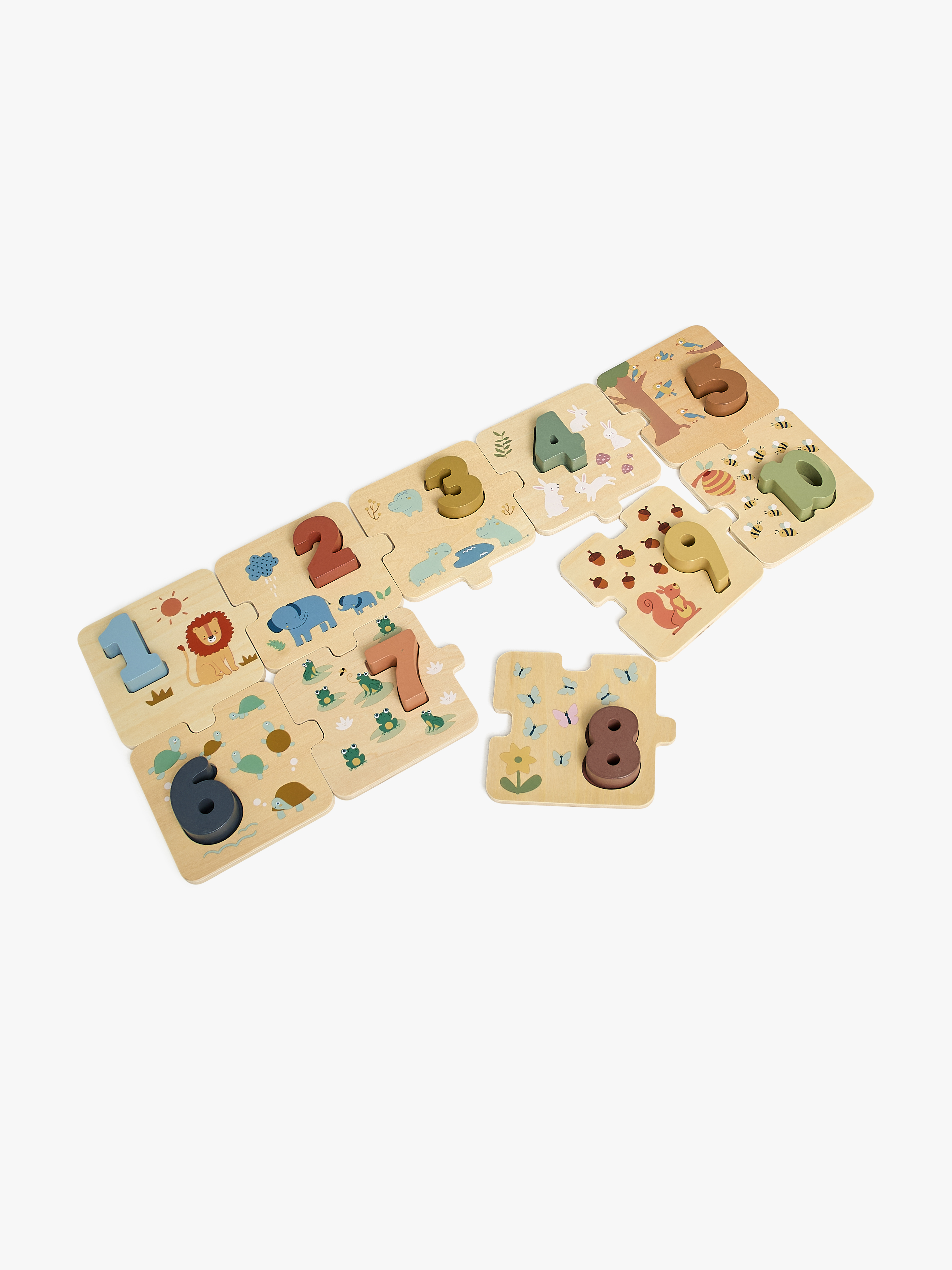 Fippla Holzpuzzle Zahlen