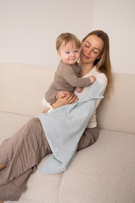 Mumin Musselintücher 2er-Pack, Blue