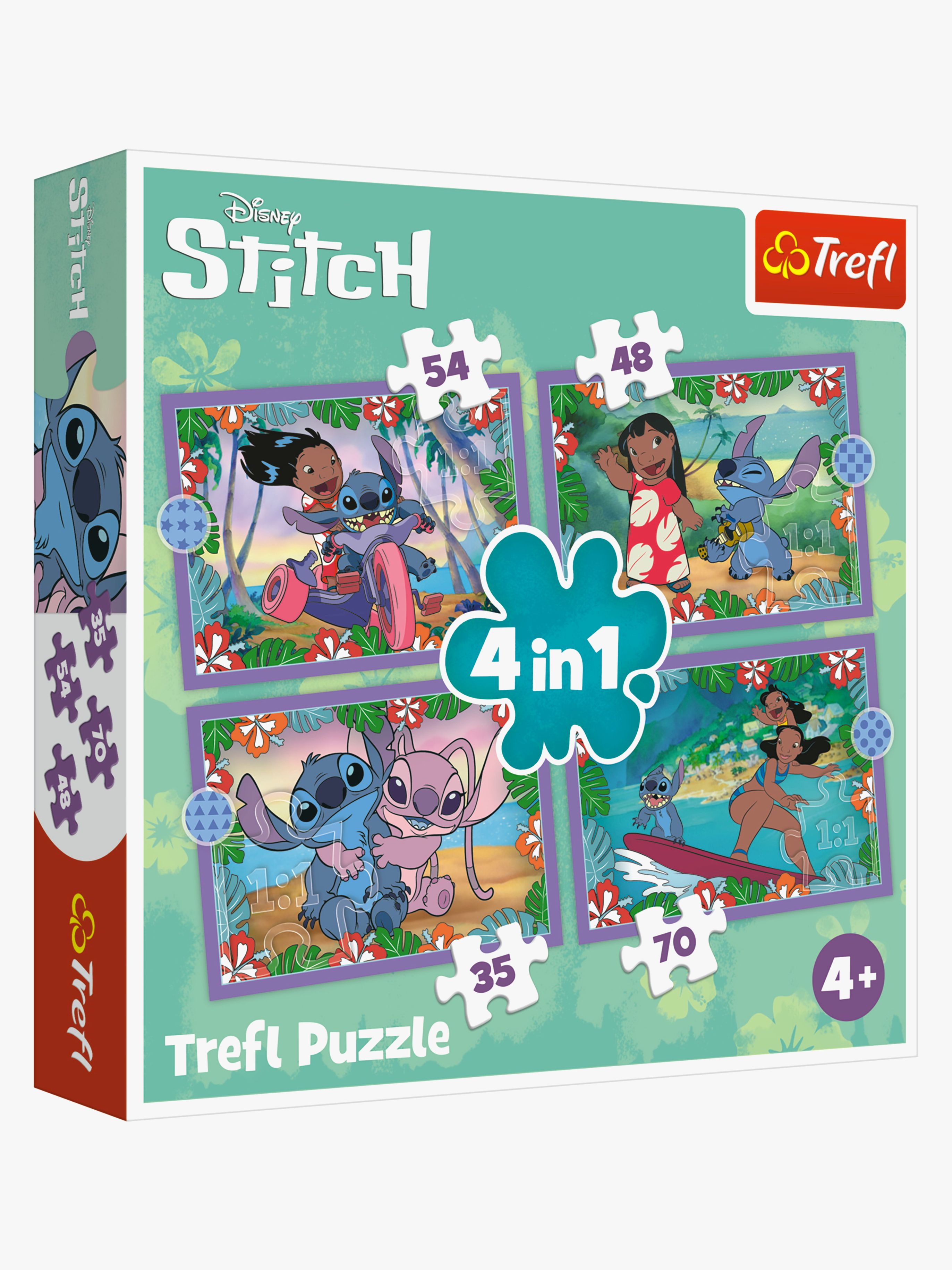 Trefl Lilo &  Stitch Puzzle 4-in-1