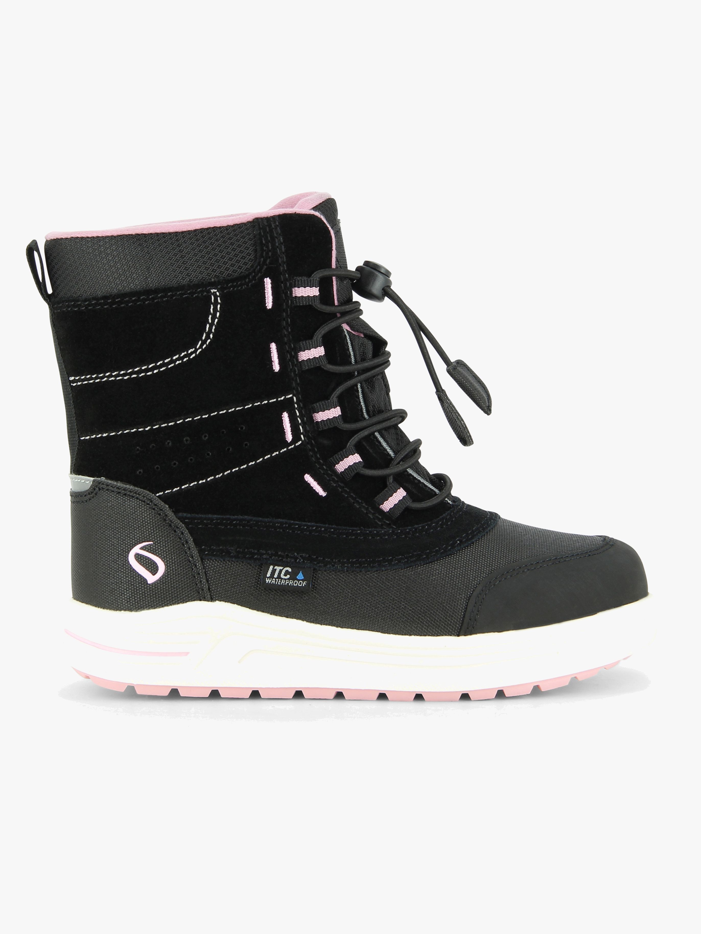 Leaf Jaren Vinterkängor, Black/Pink, 28