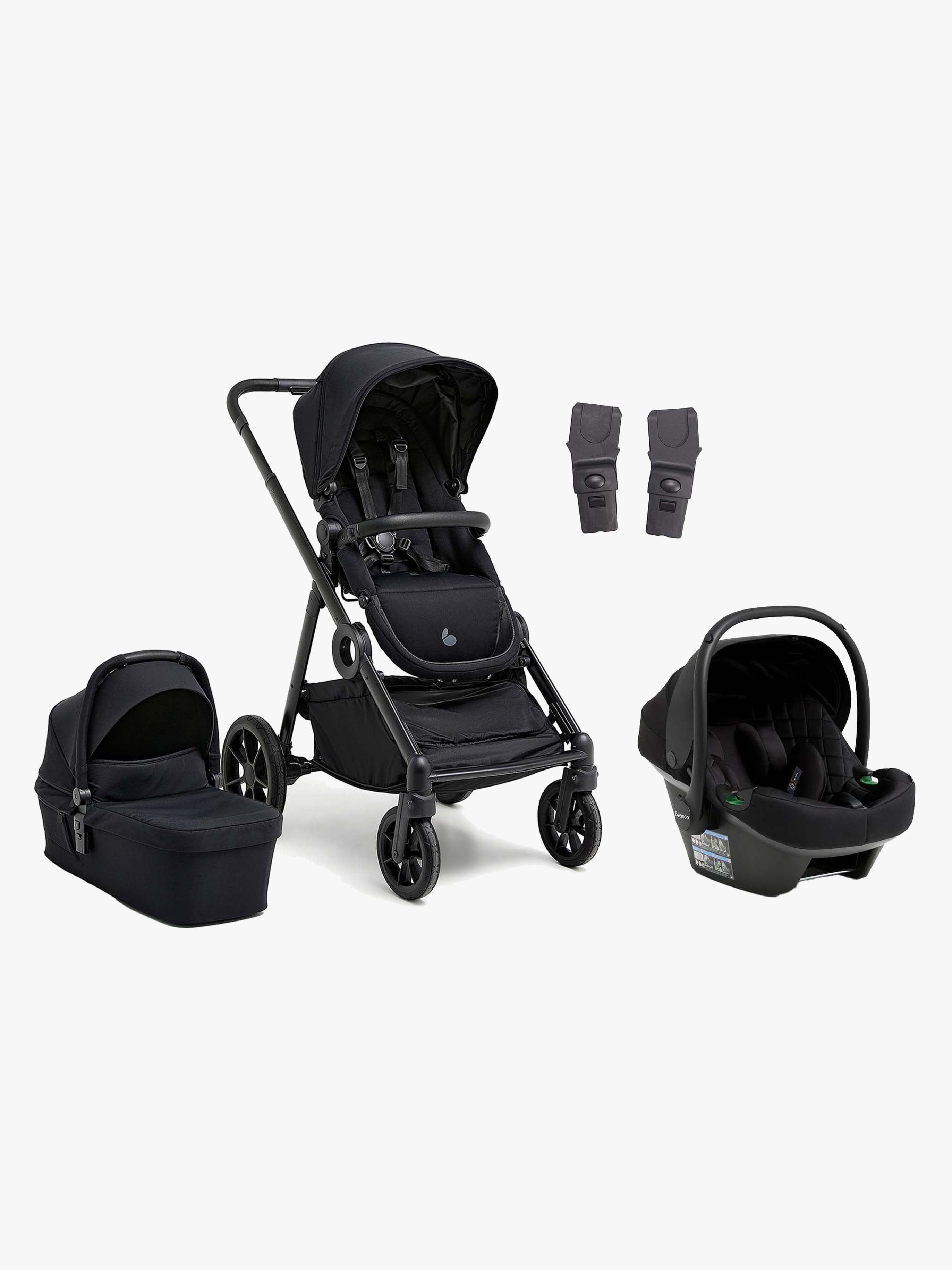 Beemoo Pro Multi 2 Kombiwagen inkl. Route i-Size Babyschale, Coffee Black/Black Stone