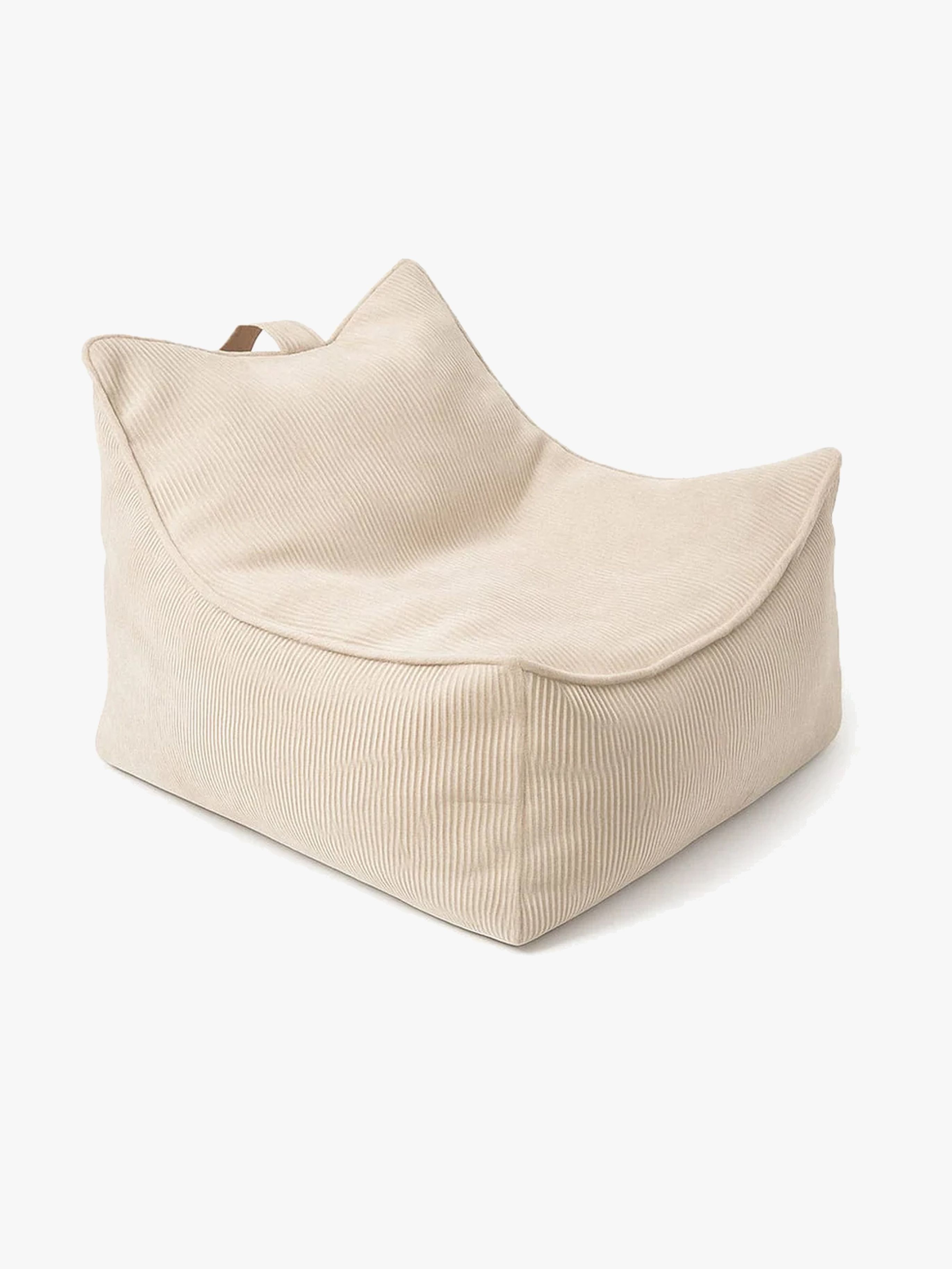 Meowbaby Slimcord Sitzsack, Beige