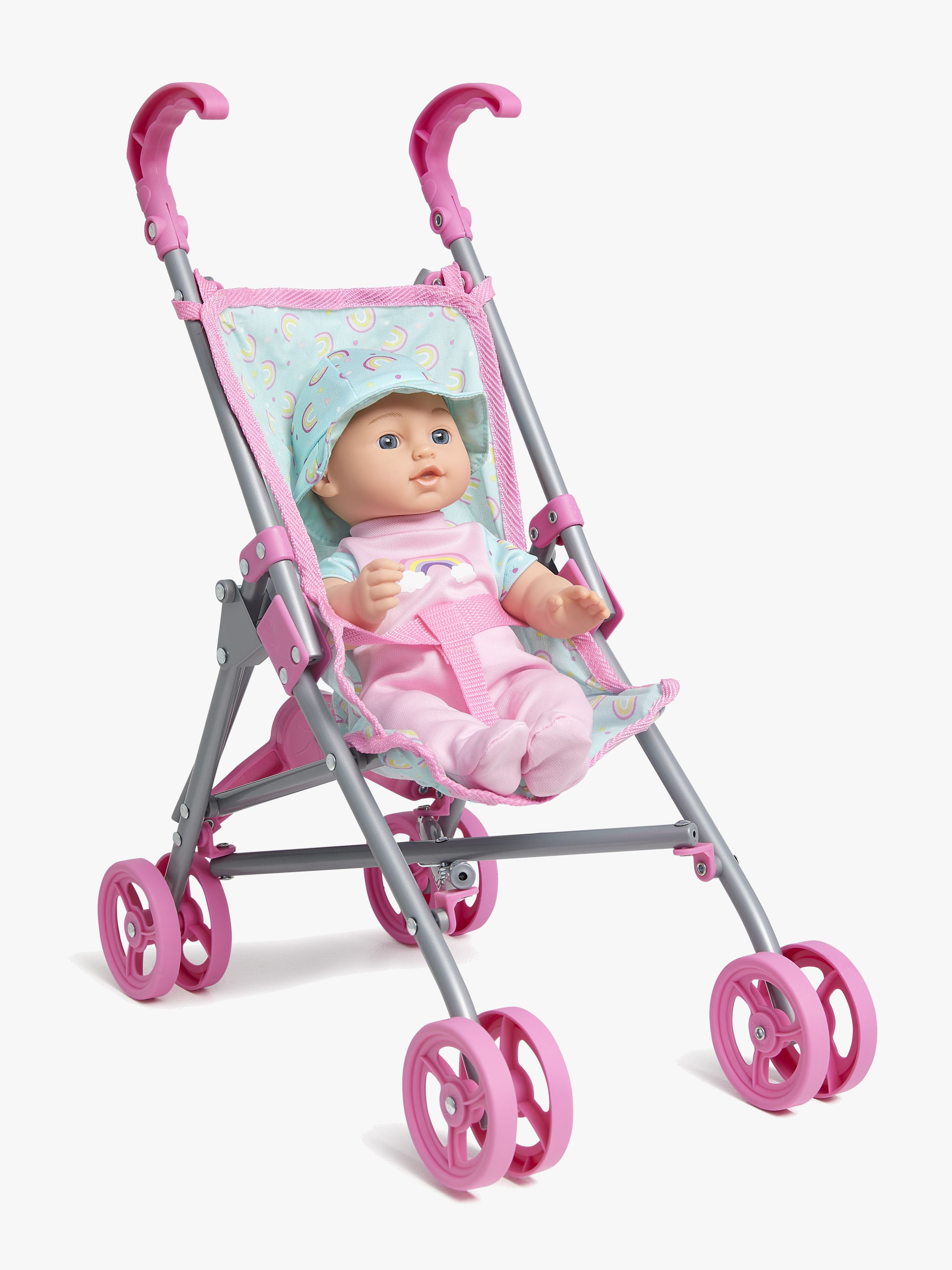 Cloudberry Castle Puppe Leah mit Buggy