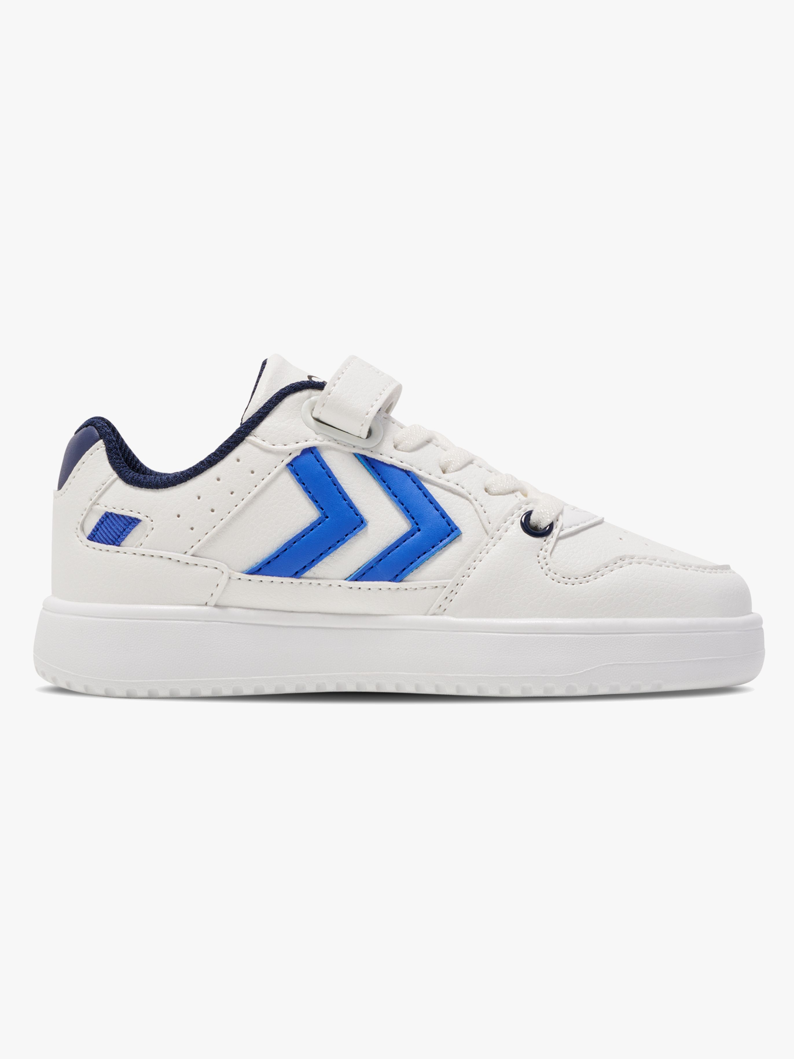 Hummel ST. Power Play Jr Kinder Sneaker, Bright White/Black Iris, 31, Kinderschuhe