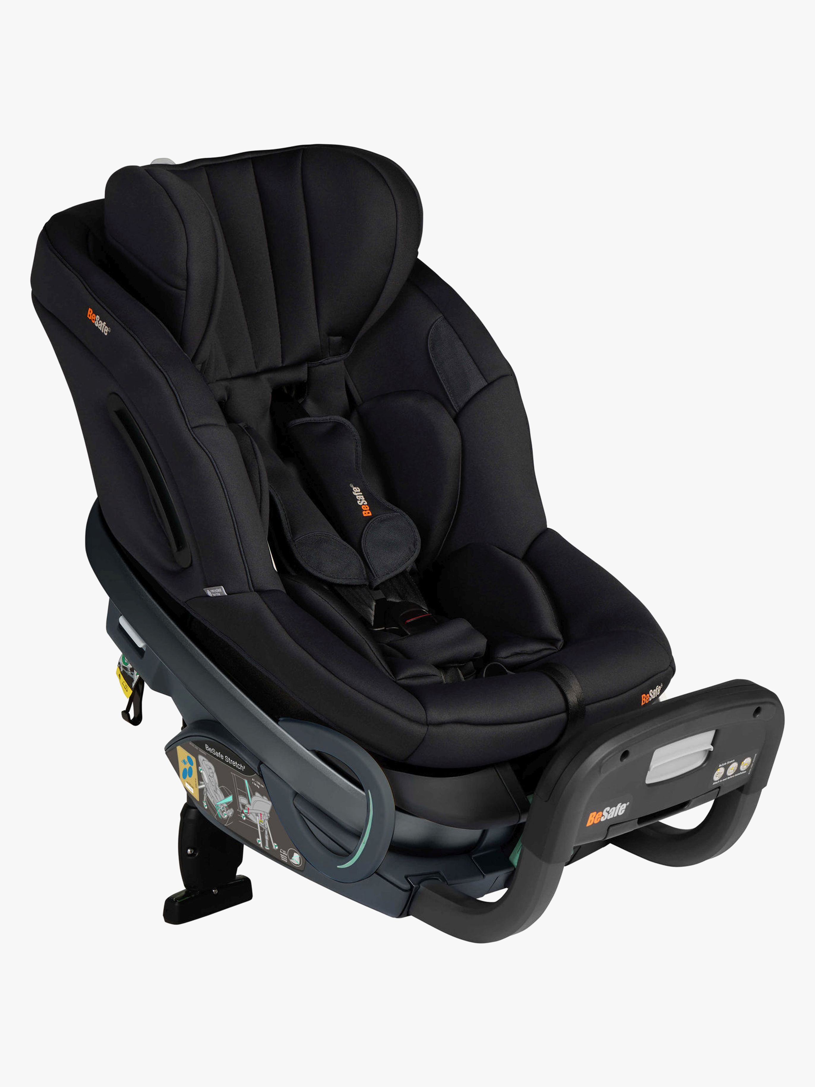 Stretch² Kindersitz, Black Soft Breeze
