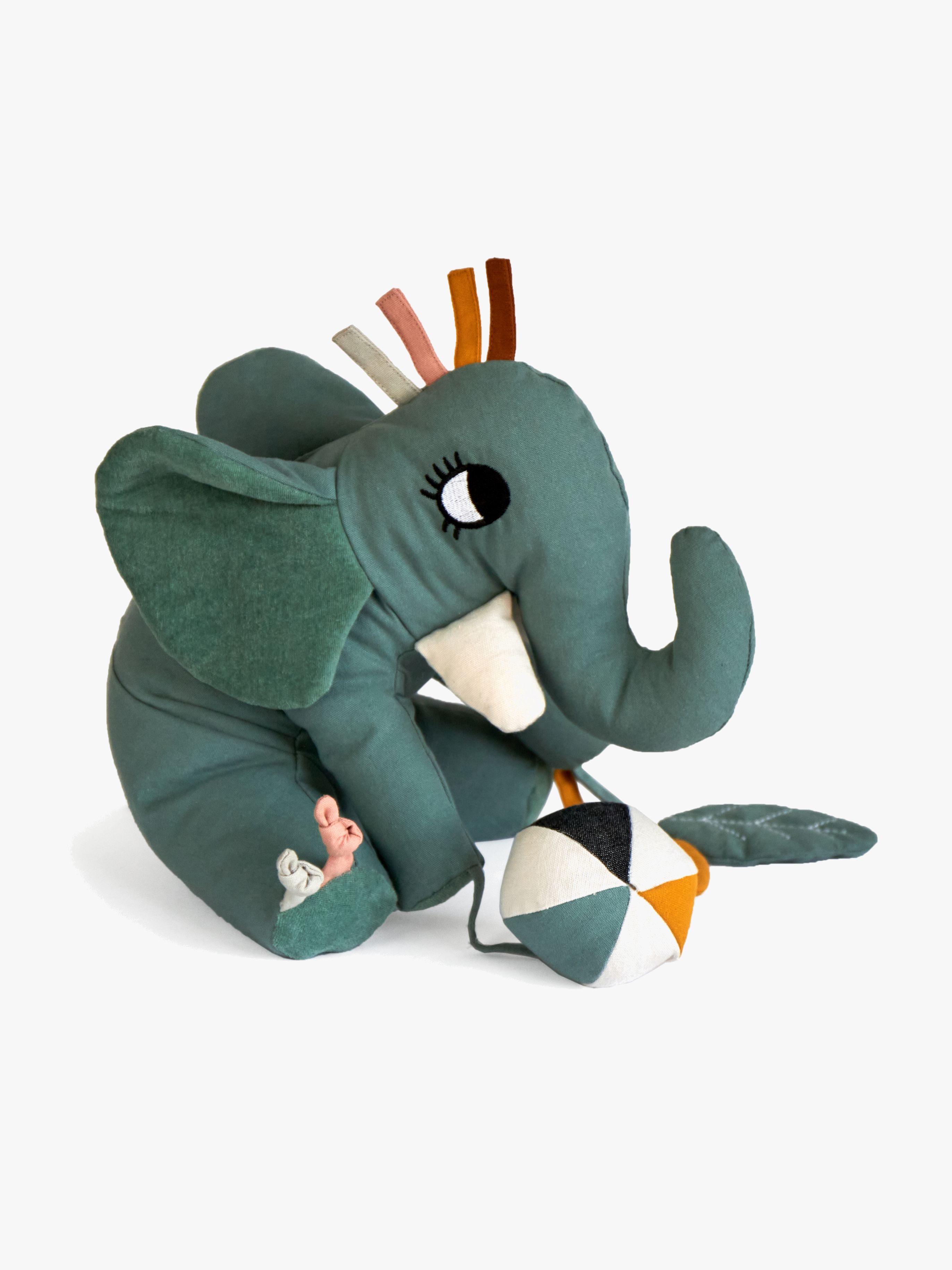 Aktivitätsspielzeug Elefant, Sea Grey, Babyspielzeug