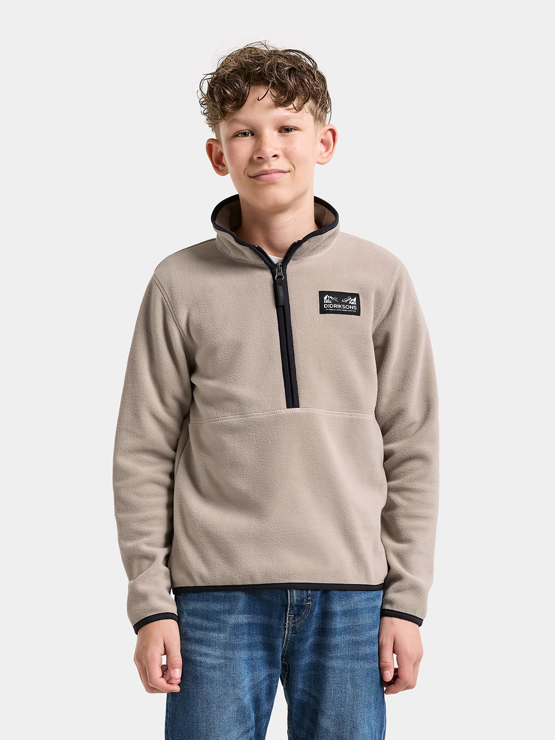 Rubi Fleece-Pullover, Beach Beige, 150