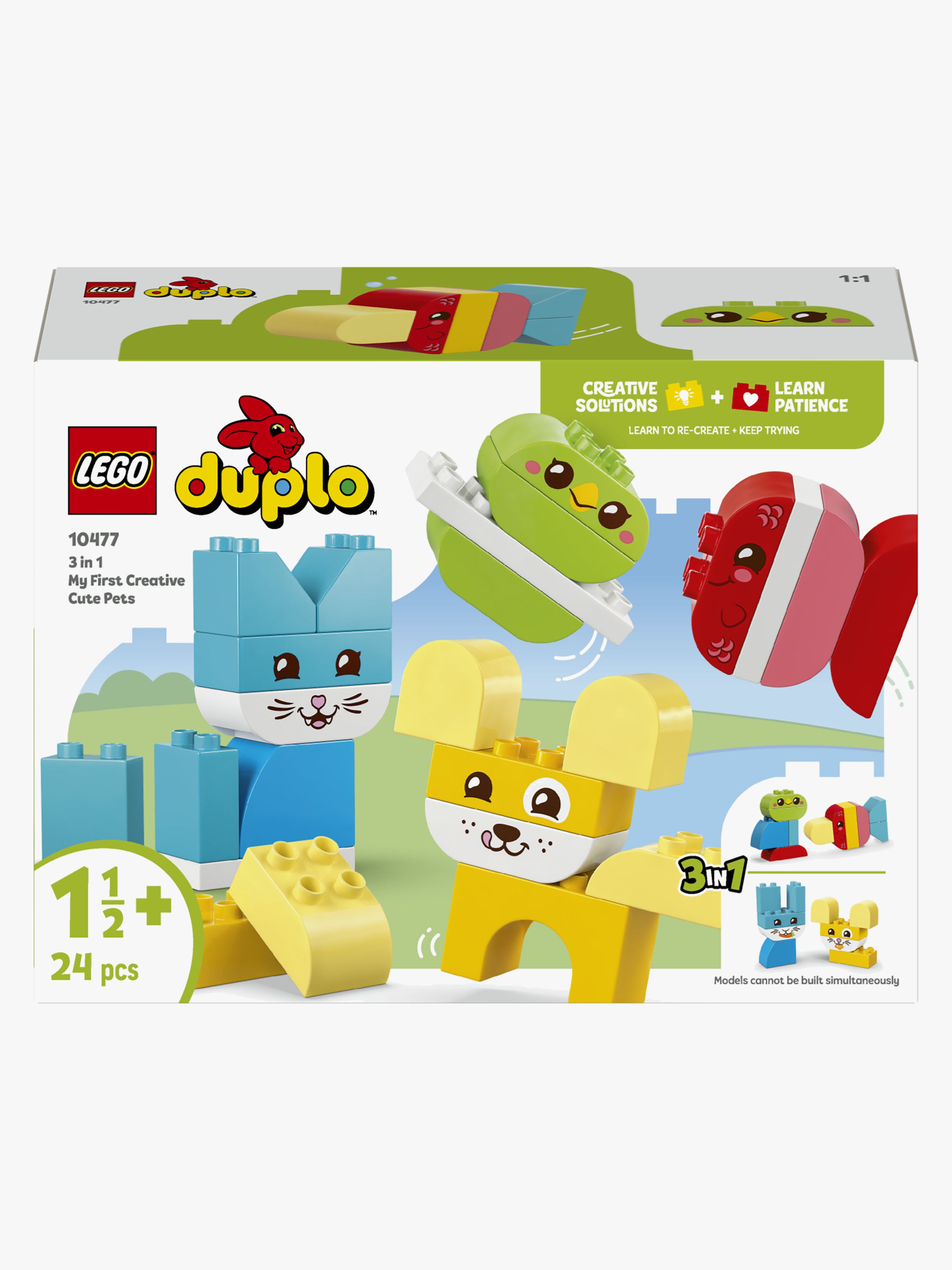 DUPLO My First 10477 3-in-1 Kreative Tiere