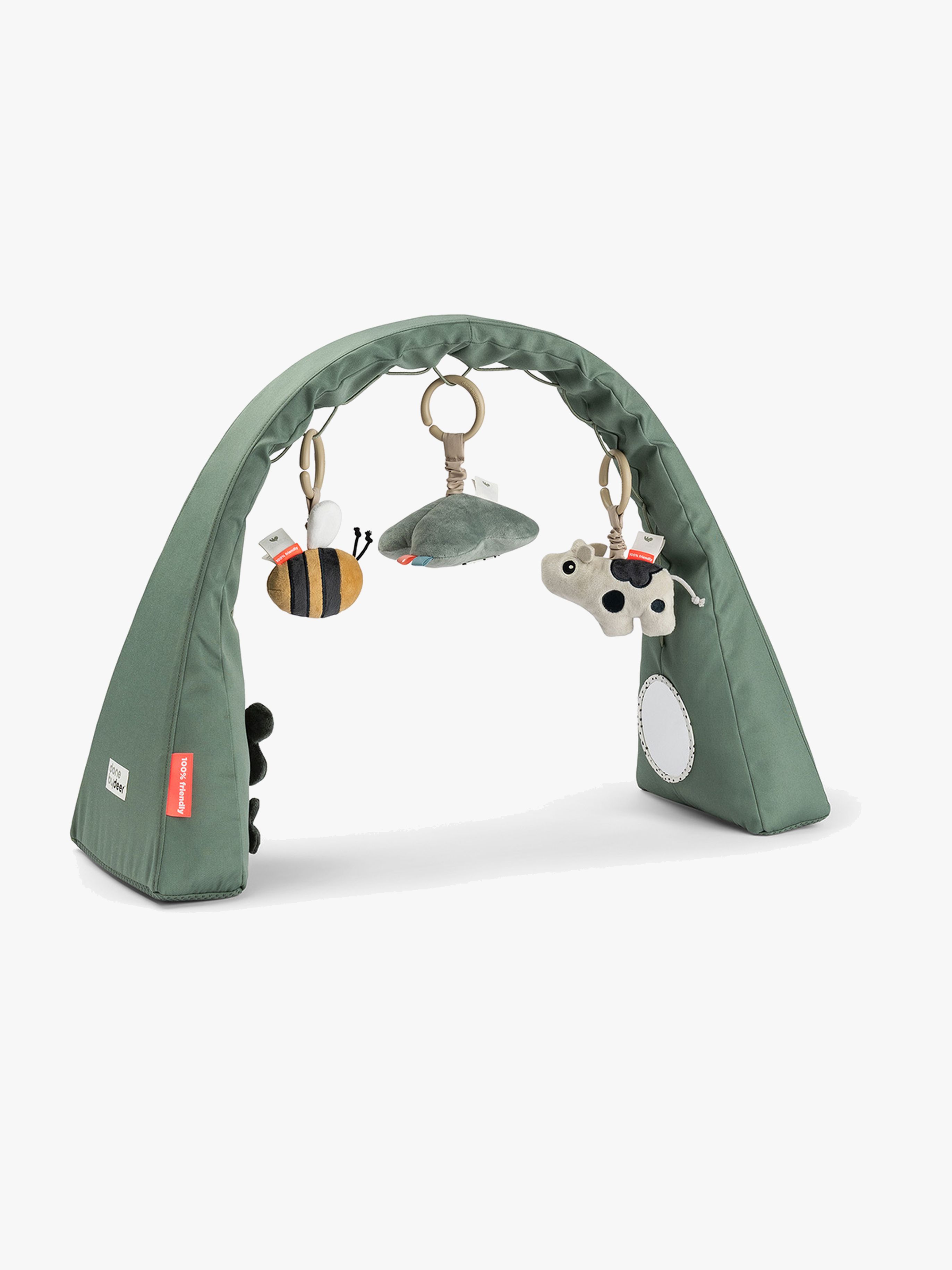 Done By Deer Tiny Farm Spielbogen, Green, Babyspielzeug