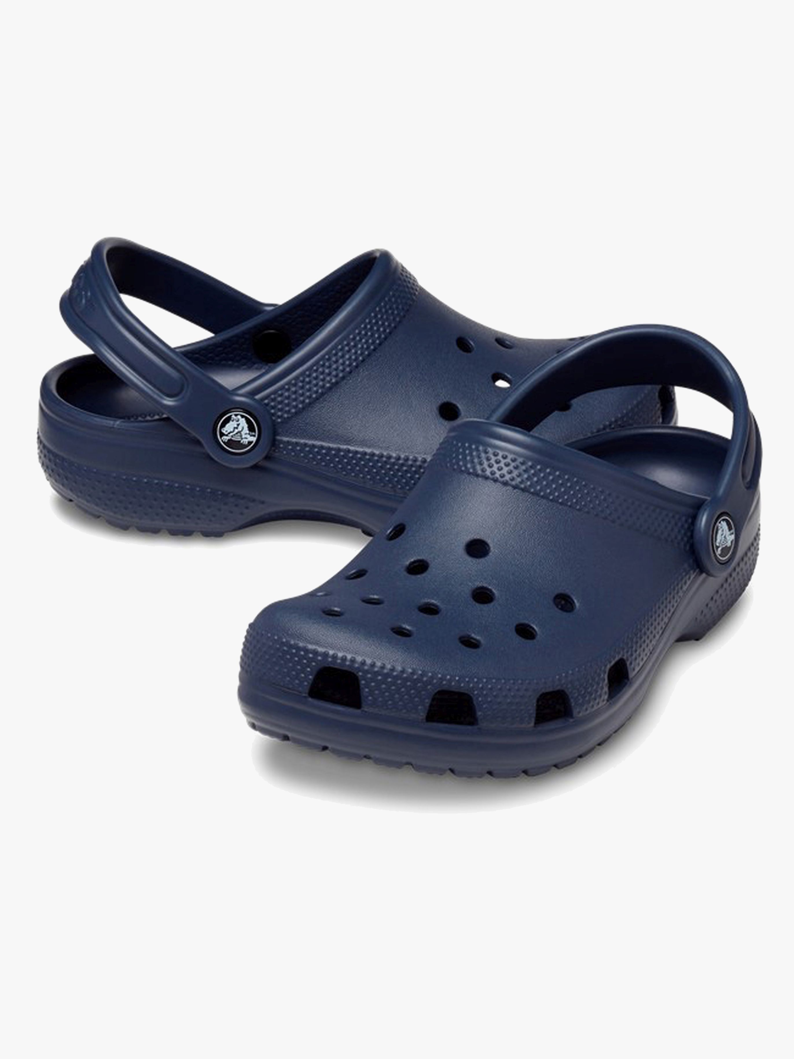 Crocs Classic Kinder Sandalen, Navy, 20-21