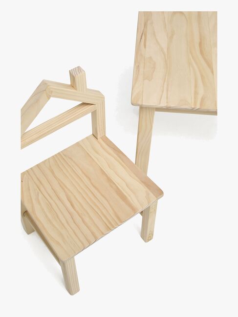 JLY SAGA House Tisch Und Stühle, Natur