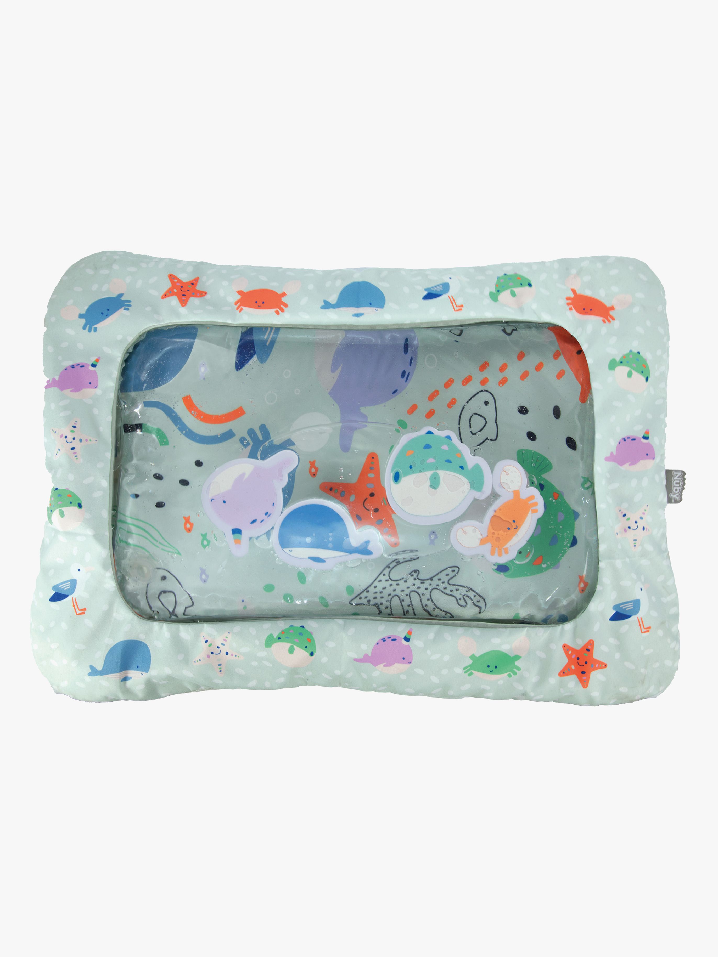 Nuby Ocean Friends Tummy Time Wasser-Spielteppich, Babyspielzeug