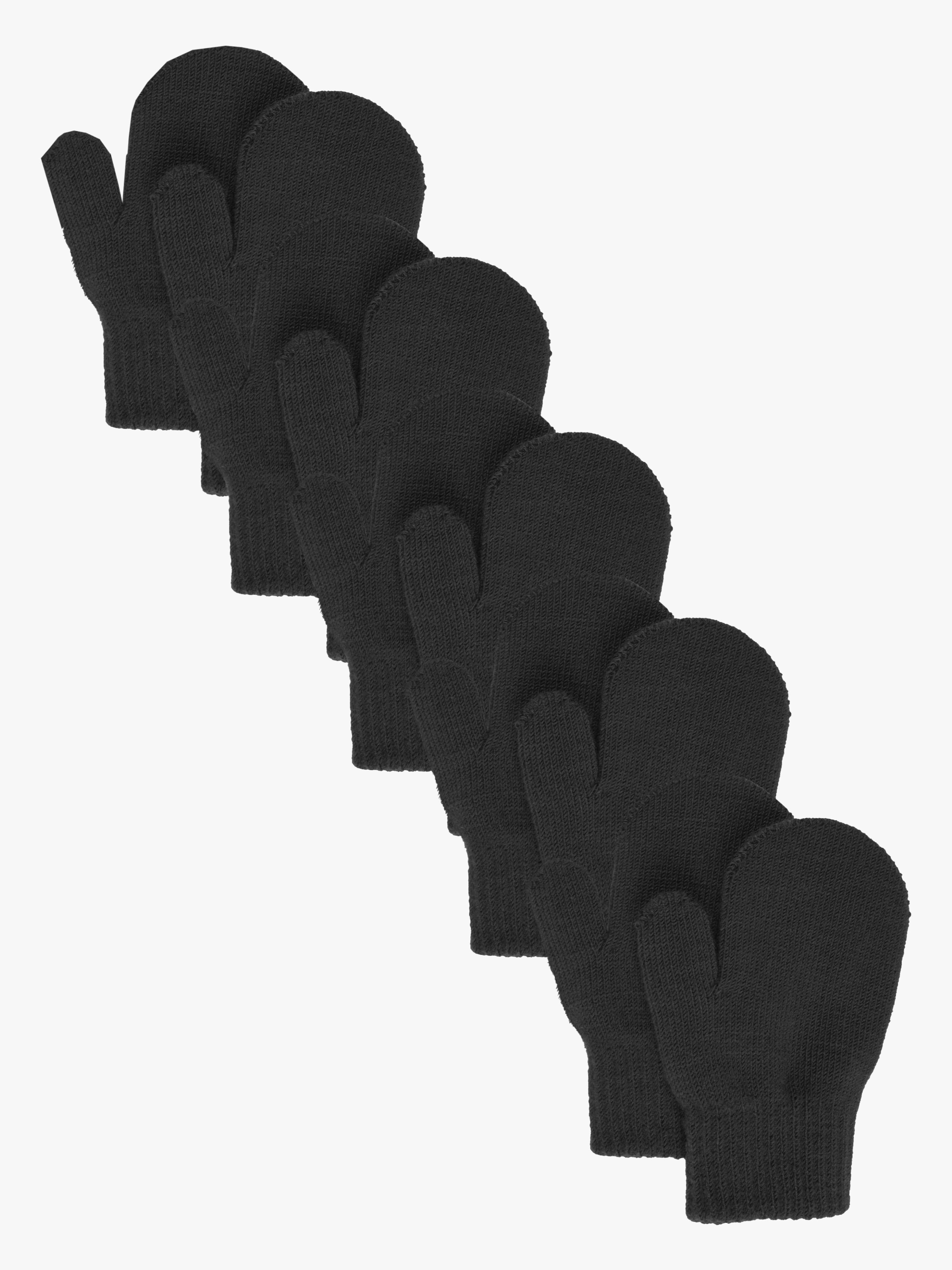 Lindberg Åsbro Magic Fäustlinge 5er-Set, Schwarz