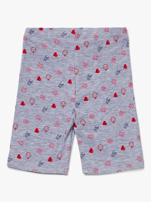 Luca & Lola Agnese Fahrradhose 2er-Pack, Grey Melange