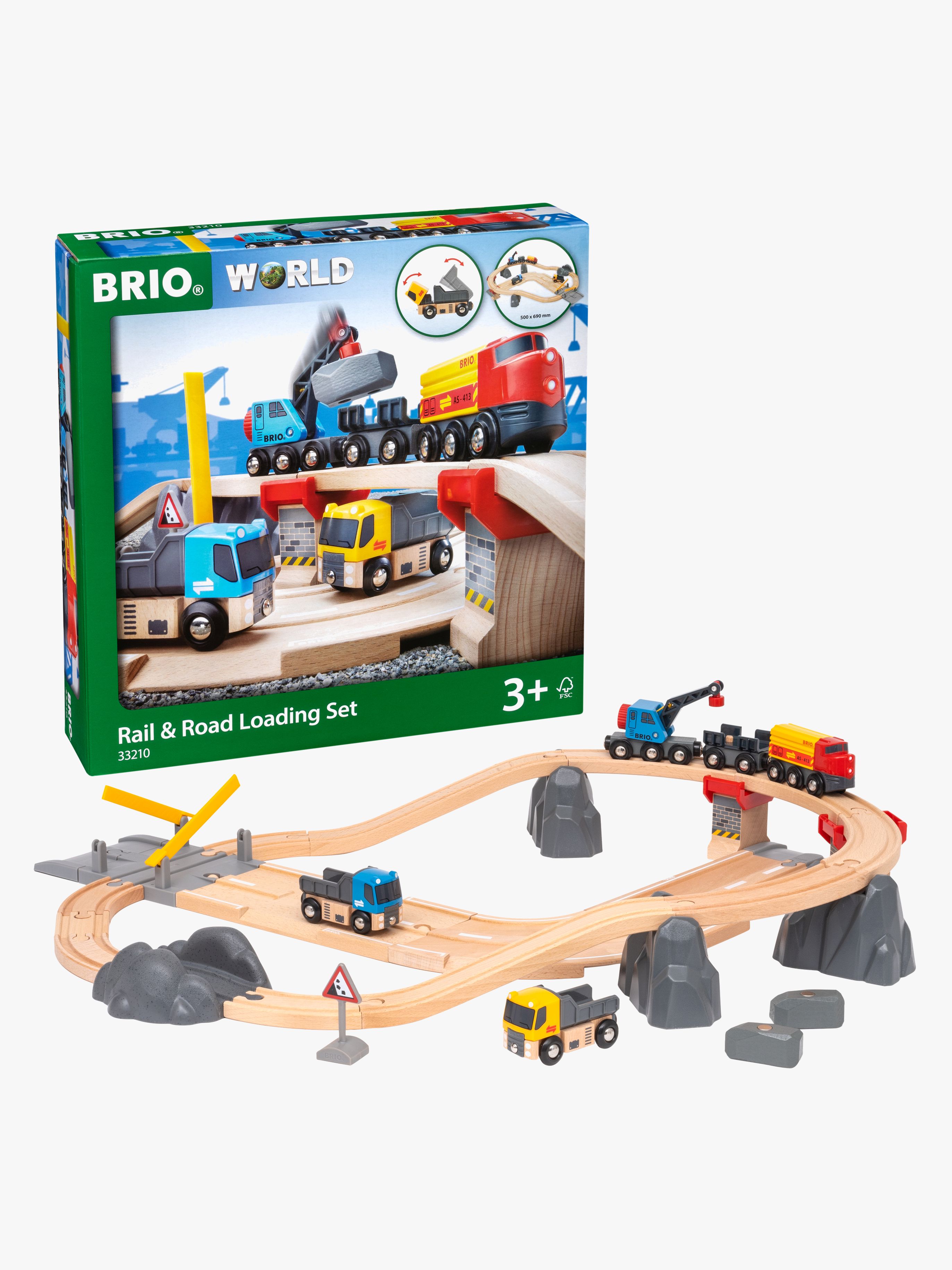 World 33210 Straßen & Schienen Steinverladeset