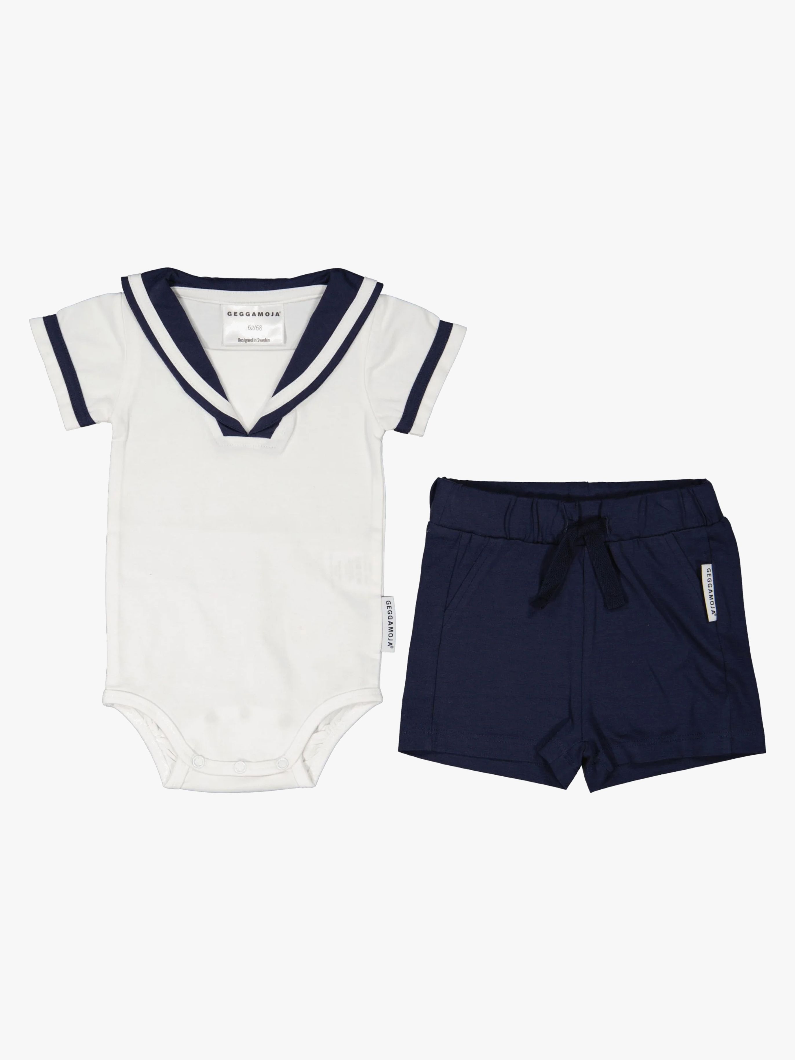 Matrosen-Set Baby, Weiß, 86-92