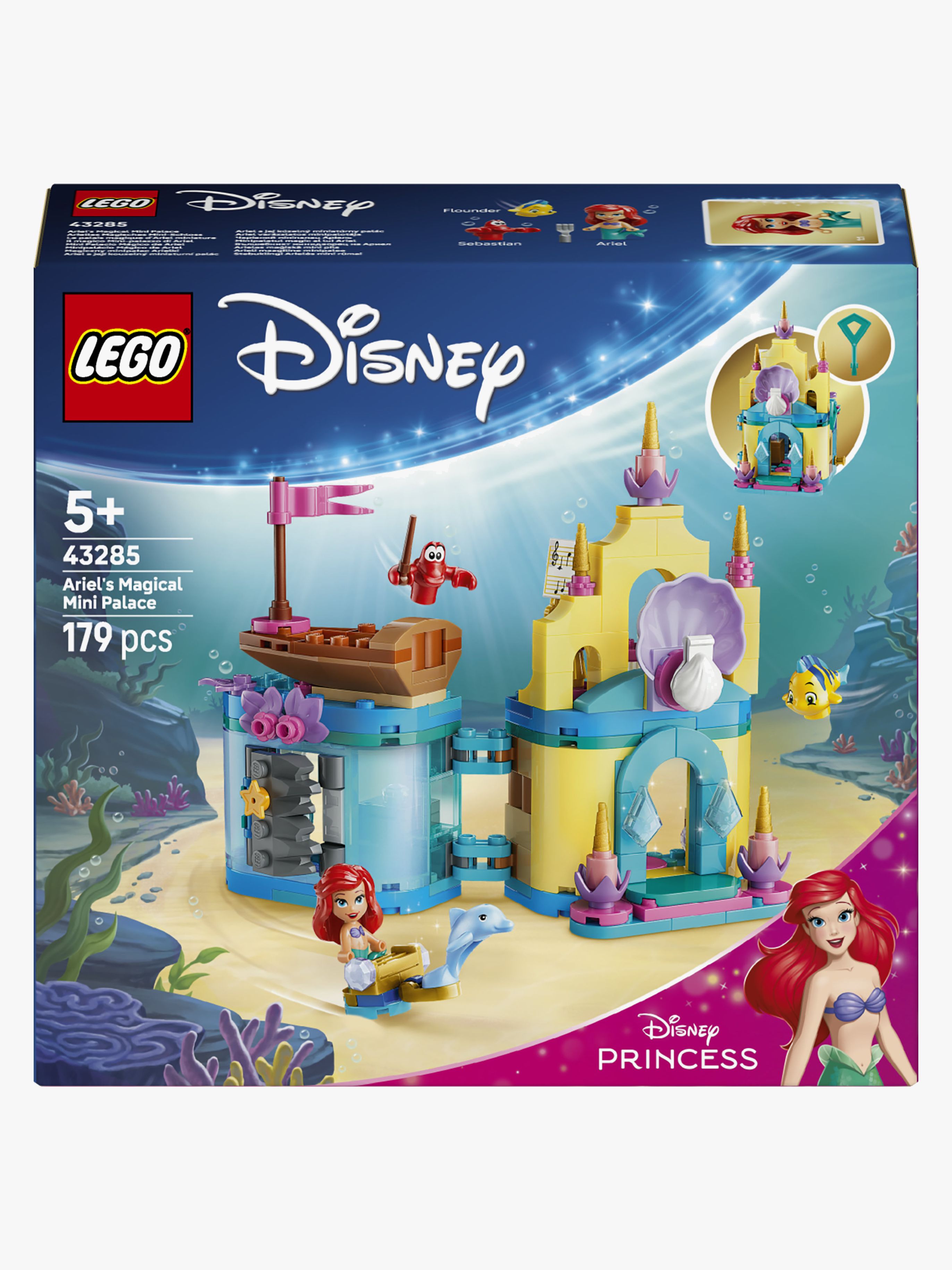 Disney Princess 43285 Arielles Magisches Mini-Schloss