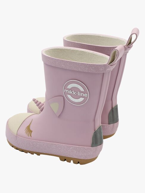 Mikk-Line Unicorn Gummistiefel, Mauve Shadows