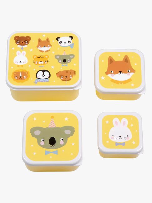 A Little Lovely Company Lunchbox-Set, Tierfreunde