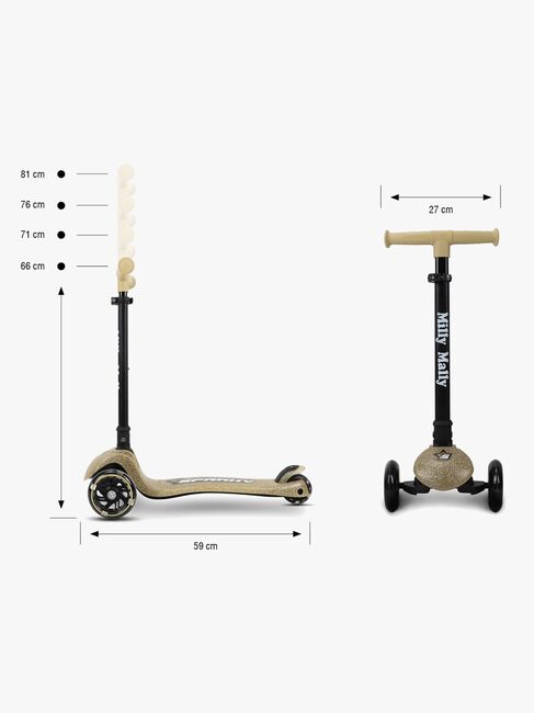 Milly Mally Sparky Tretroller, Beige