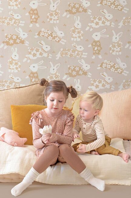 Majvillan Tapete Garden Party, Sandy Grey