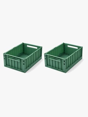 LIEWOOD Weston Aufbewahrungsboxen M 2er-Pack, Dusty Ivy