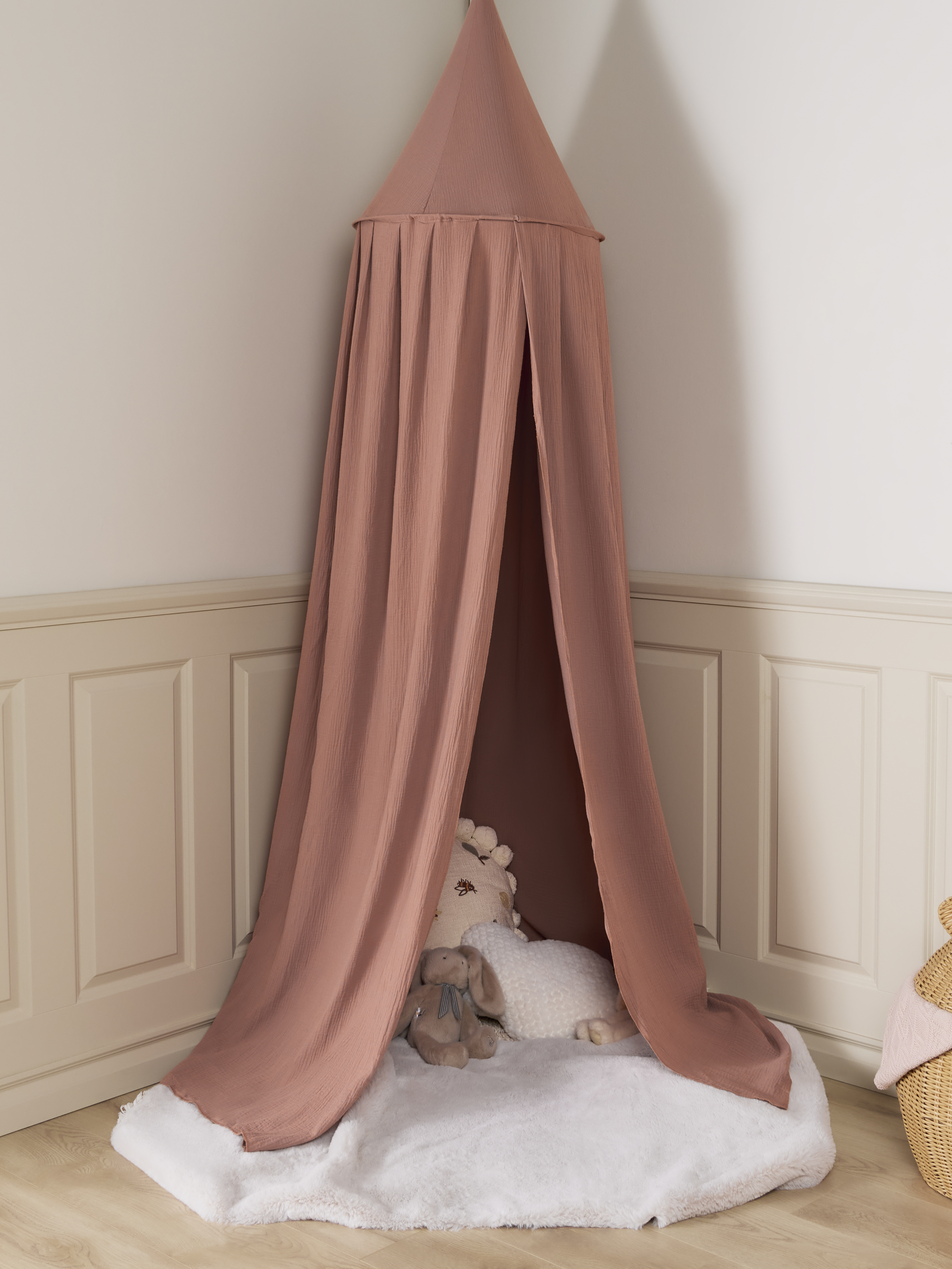 Alice &  Fox Veil Betthimmel, Muslin Blush