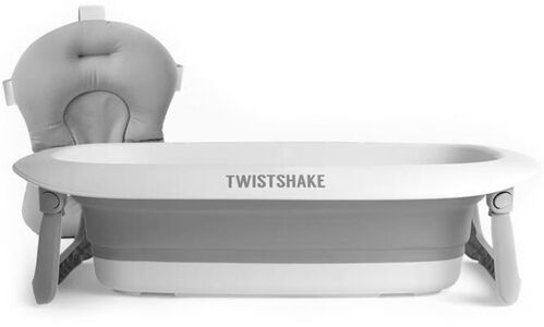 Twistshake Badewanne mit Kissen, Pastel Grey