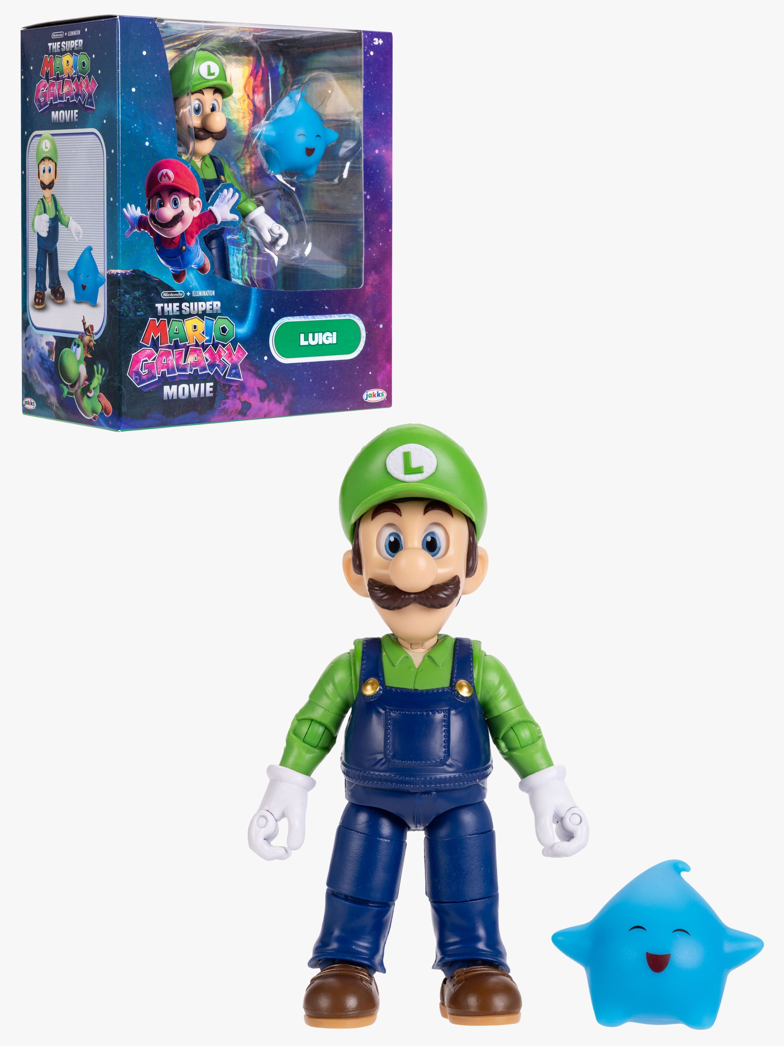 Super Mario Galaxy Movie Figur Luigi 13 cm