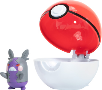 Pokémon Clip'N Go Hangry Morpeko & Poké Ball Figurenset