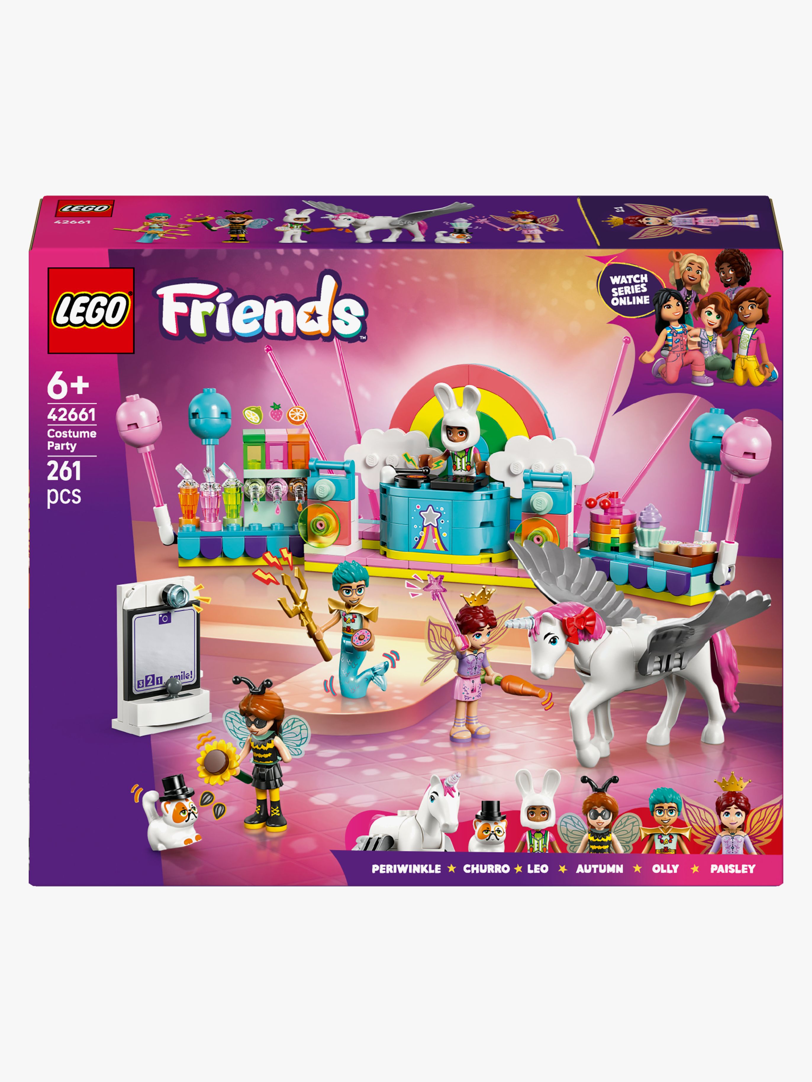 Friends 42661 Kostümparty mit Einhorn und Fee