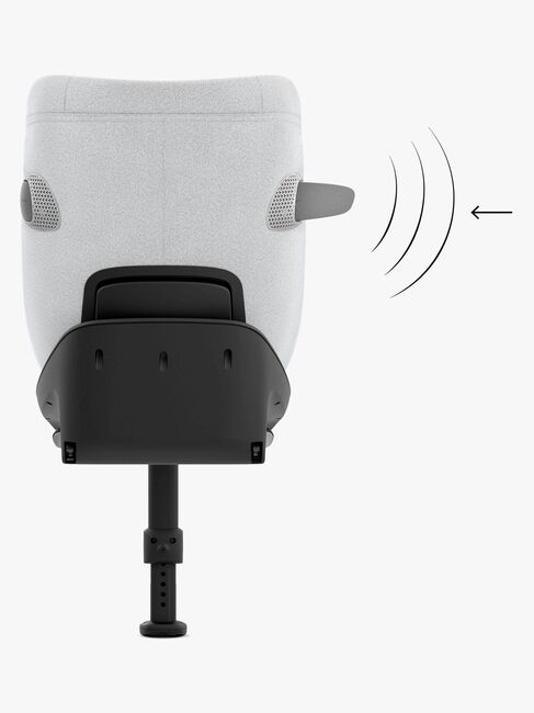 Cybex Sirona Ti i-Size Plus Kindersitz, Platinum White