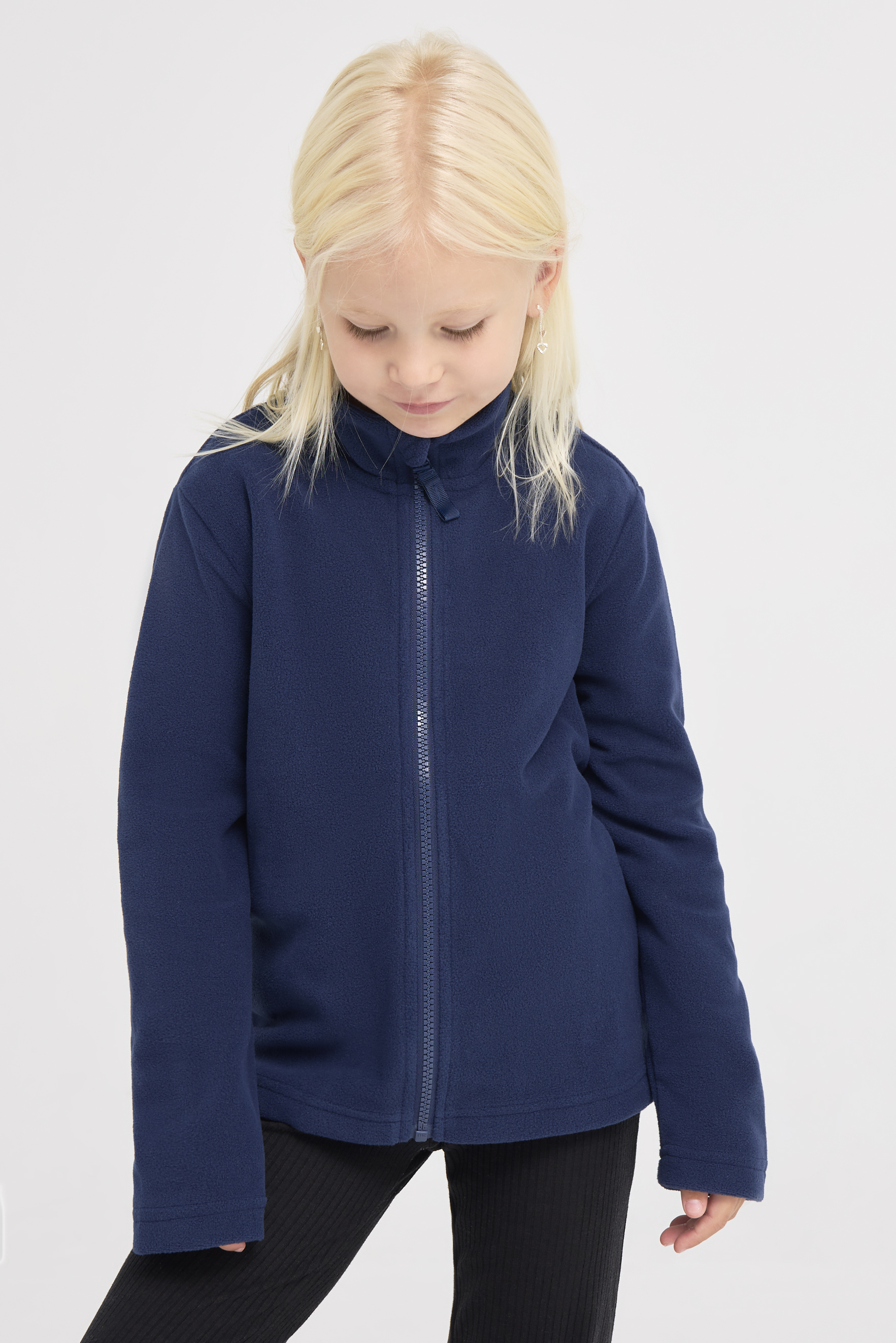 Nordbjørn Mölle Fleecejacke, Navy, 110-116