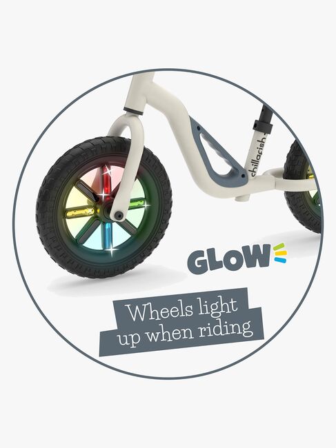 Chillafish Charlie GLOW Laufrad, Beige