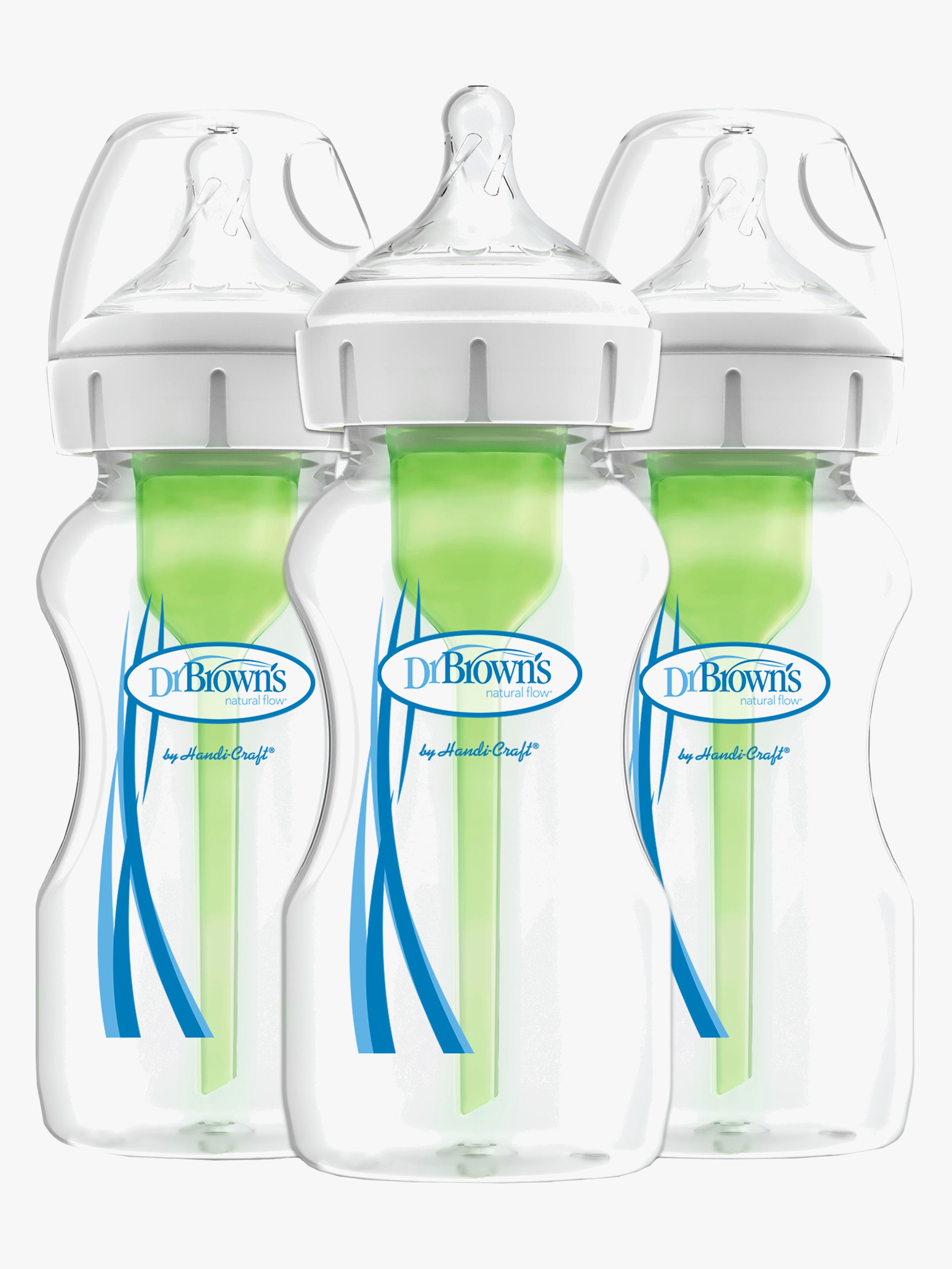 Dr. Brown's Options+ Weithals Babyflasche 270 ml 3er-Pack
