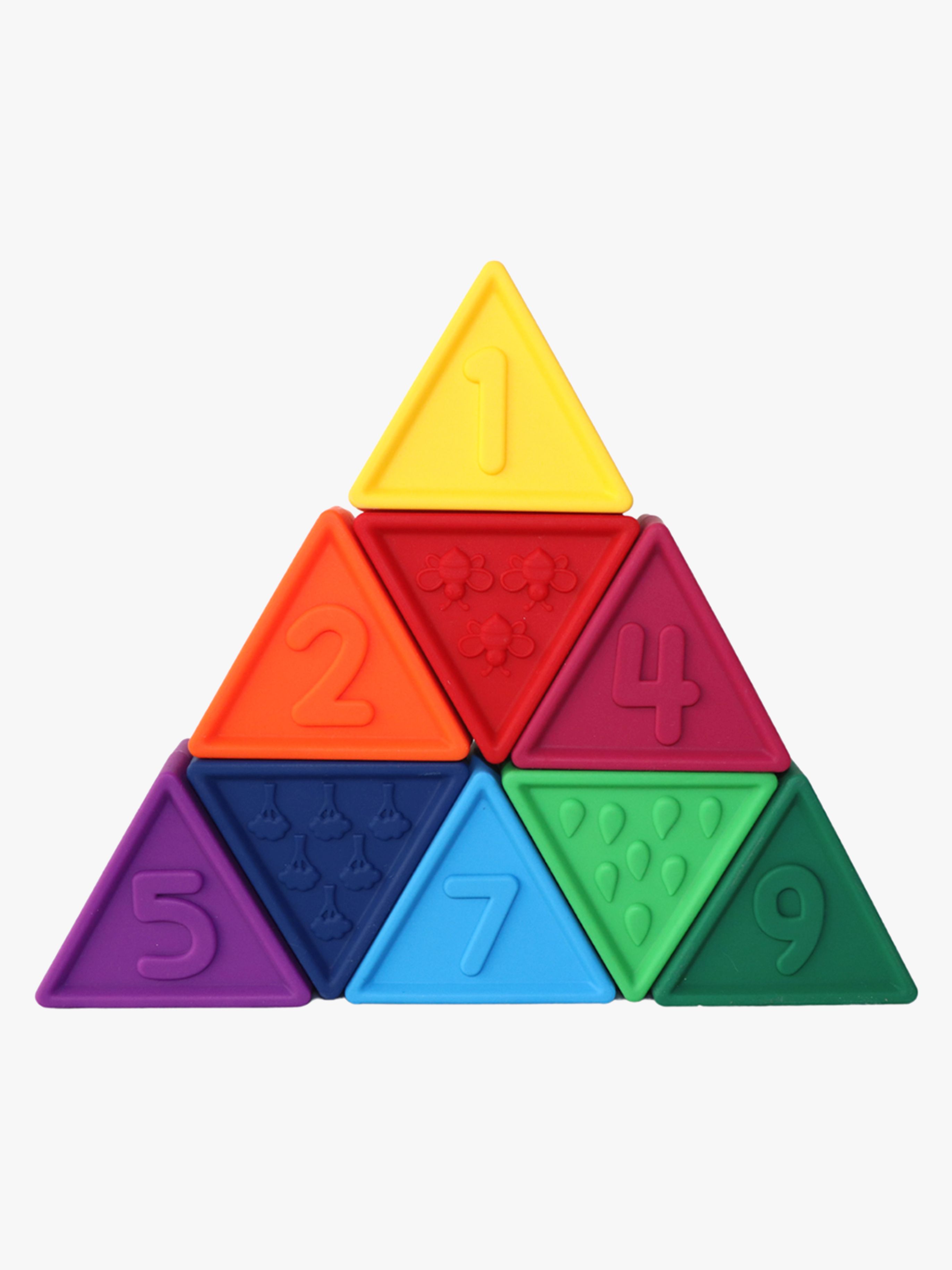 Jellystone Designs Zählblock, Regenbogenfarben, Babyspielzeug