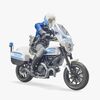 Bruder BWorld Scrambler Ducati Polizeimotorrad mit Fahrer