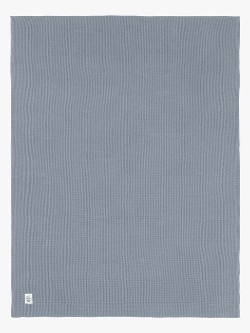 Lässig Gestrickte Decke 80x100 cm, Blue